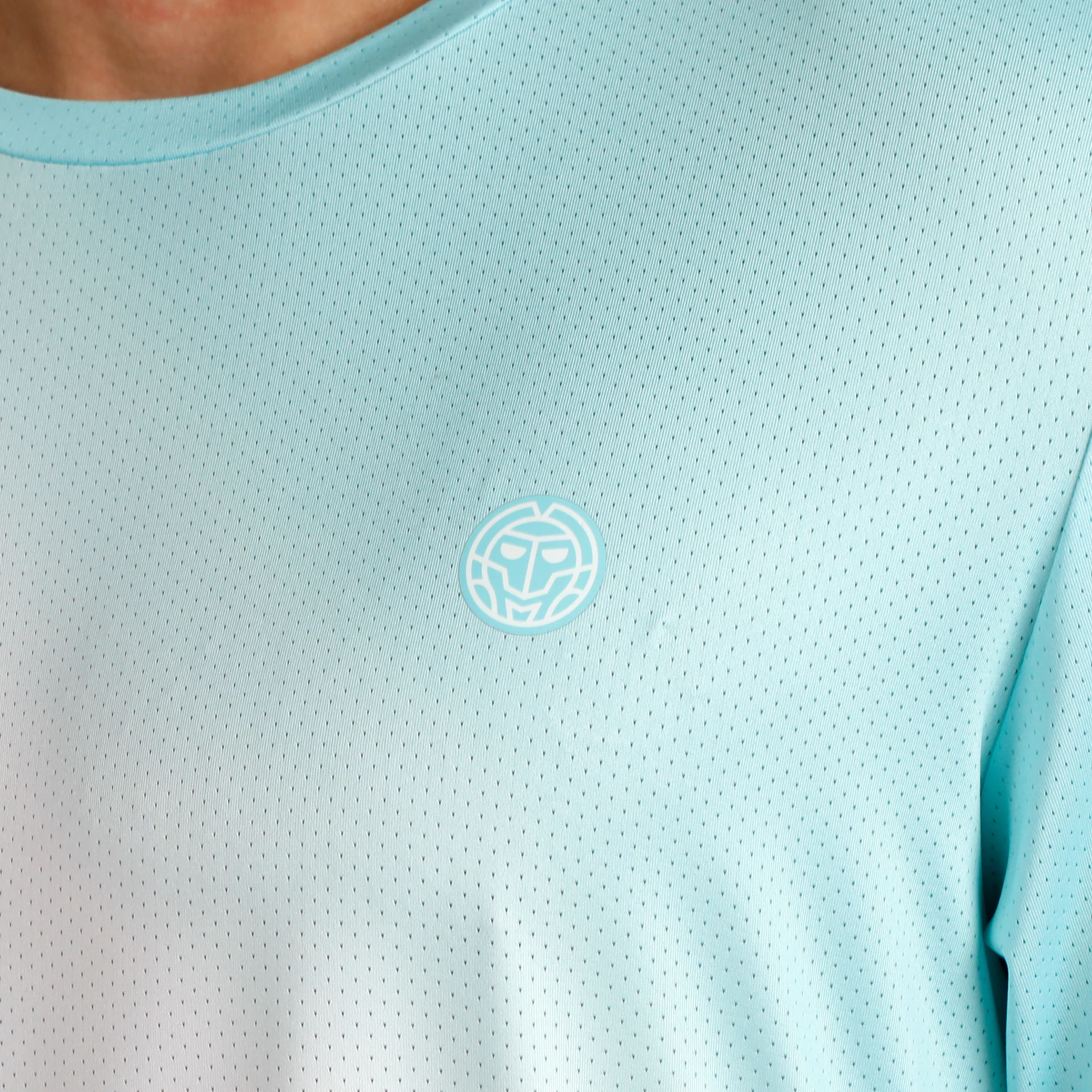 Crew 2.0 T-shirt Hommes-turquoise, blanc - Image 3
