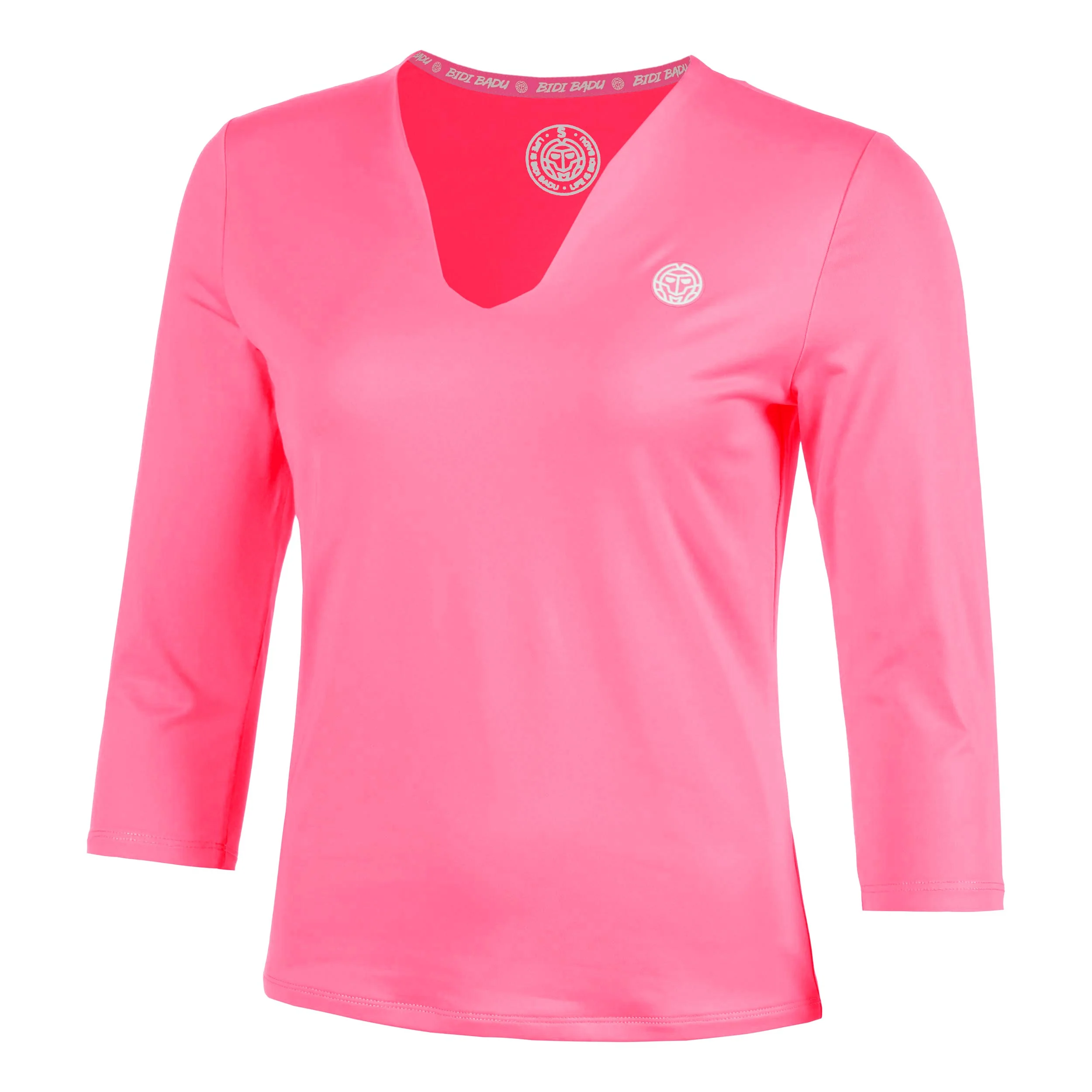 Crew 2.0 V-Neck Haut manches longues Femmes-pink - Image 5