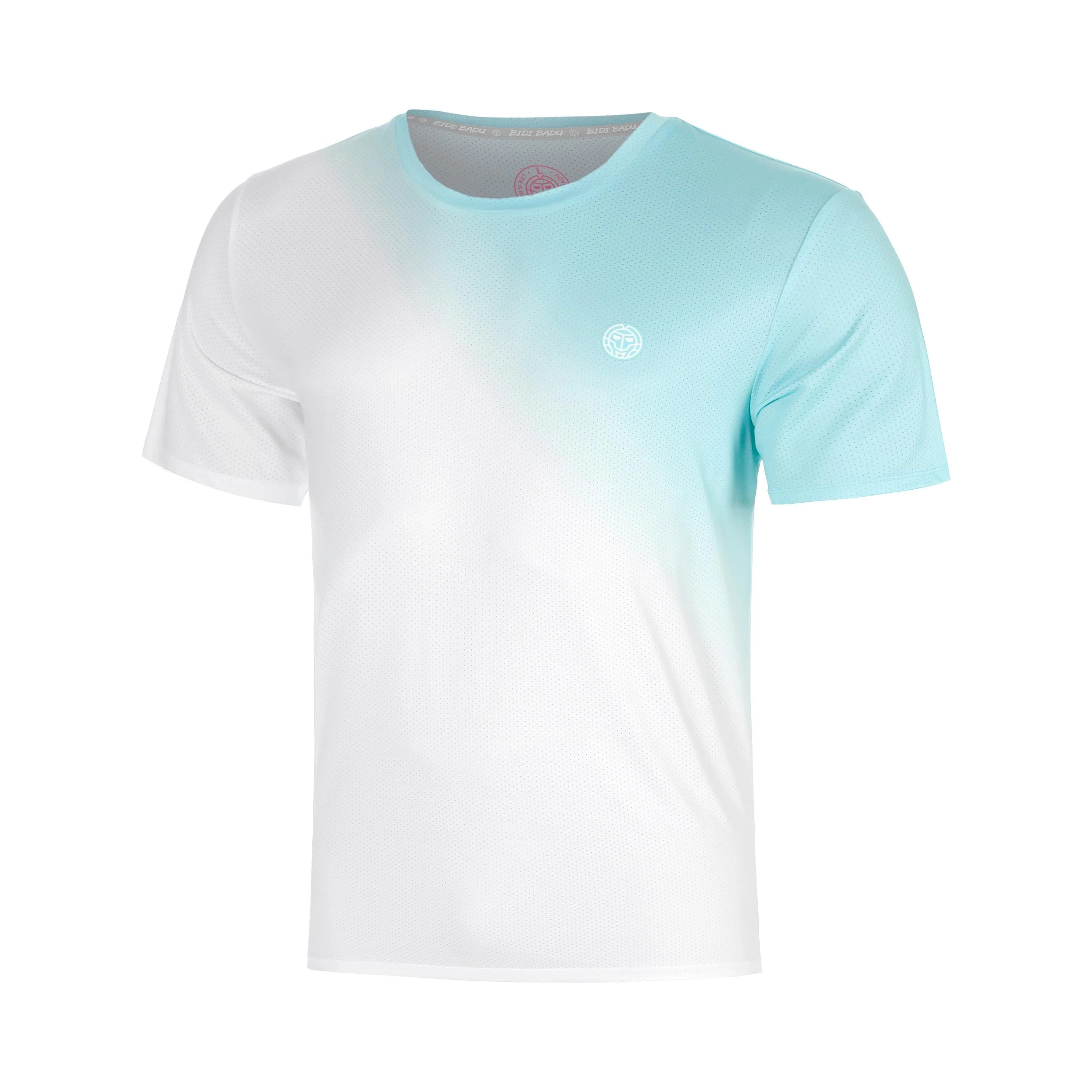 Crew Fade T-shirt Garçons-turquoise, blanc