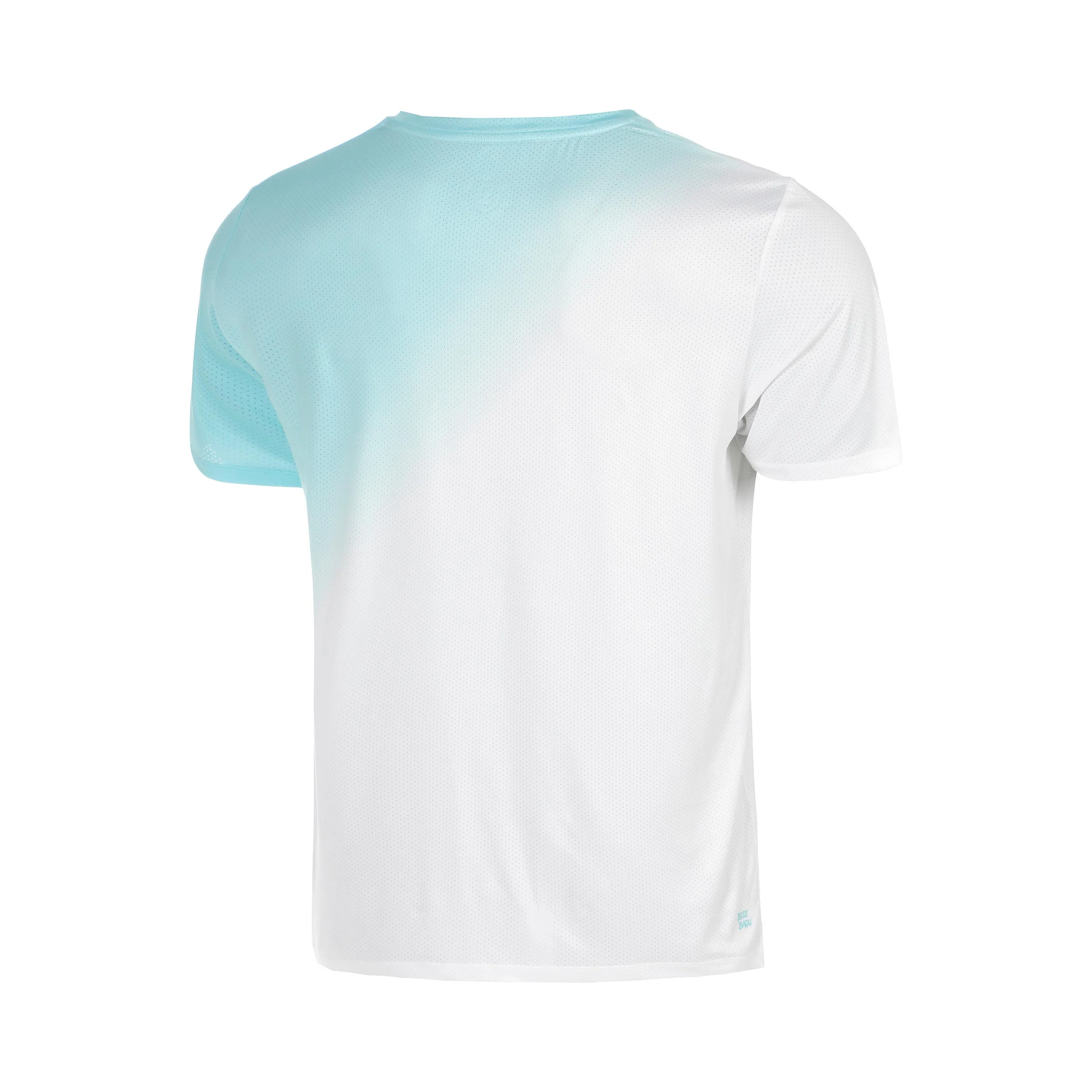 Crew Fade T-shirt Garçons-turquoise, blanc - Image 2