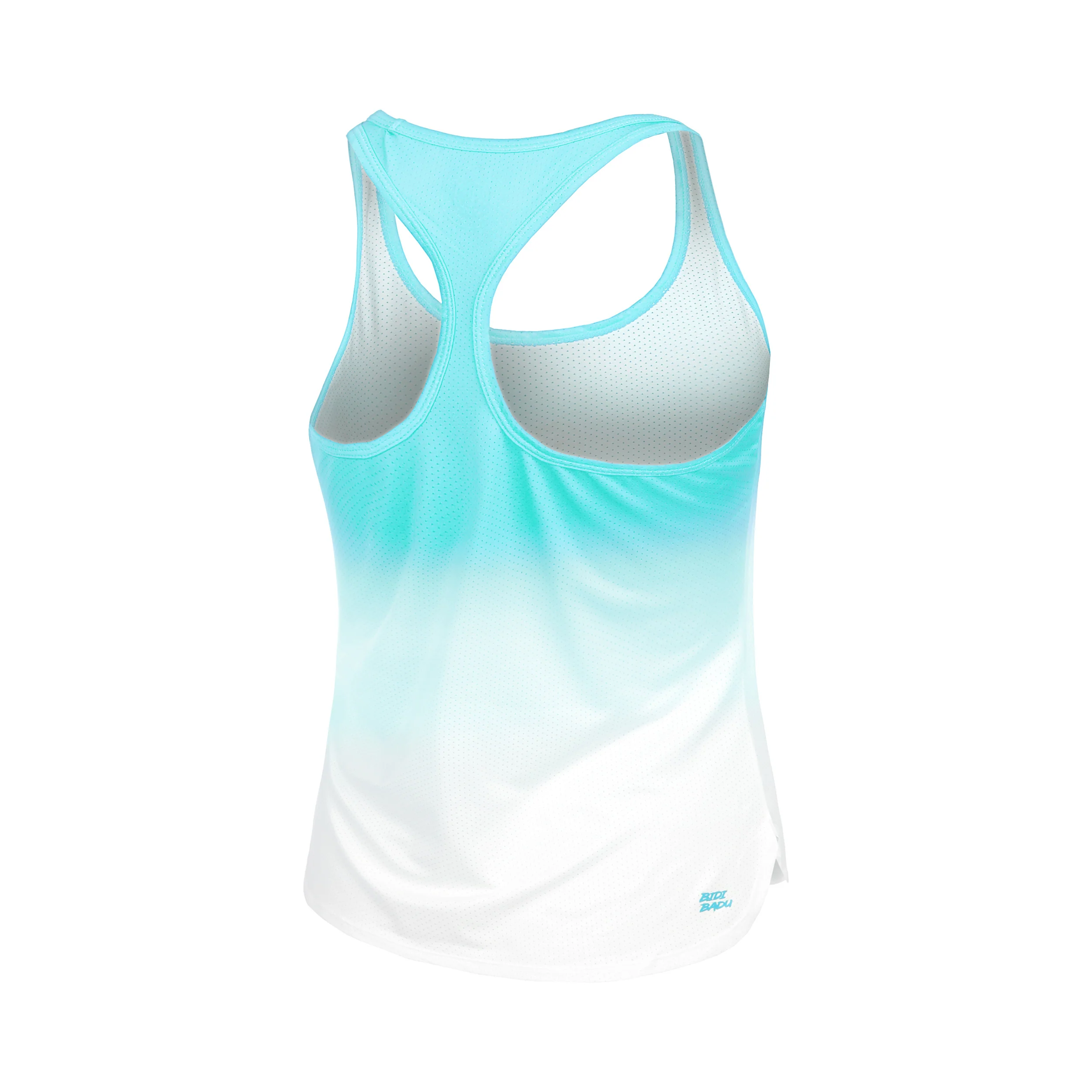 Crew Gradiant Débardeur Tank Top Filles-Turquoise,Blanc - Image 2