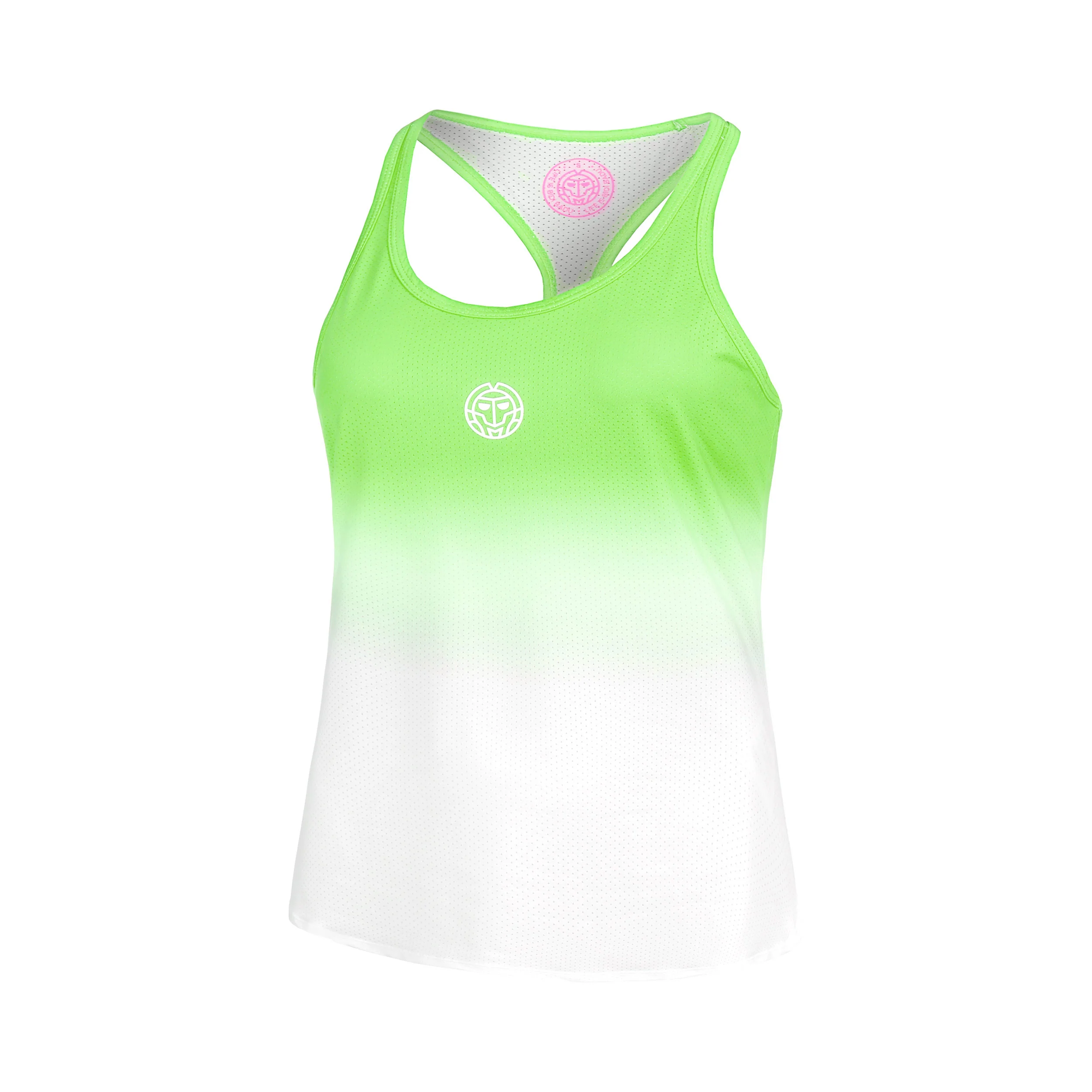 Crew Gradiant Débardeur Tank Top Filles-Vert Fluo,Blanc