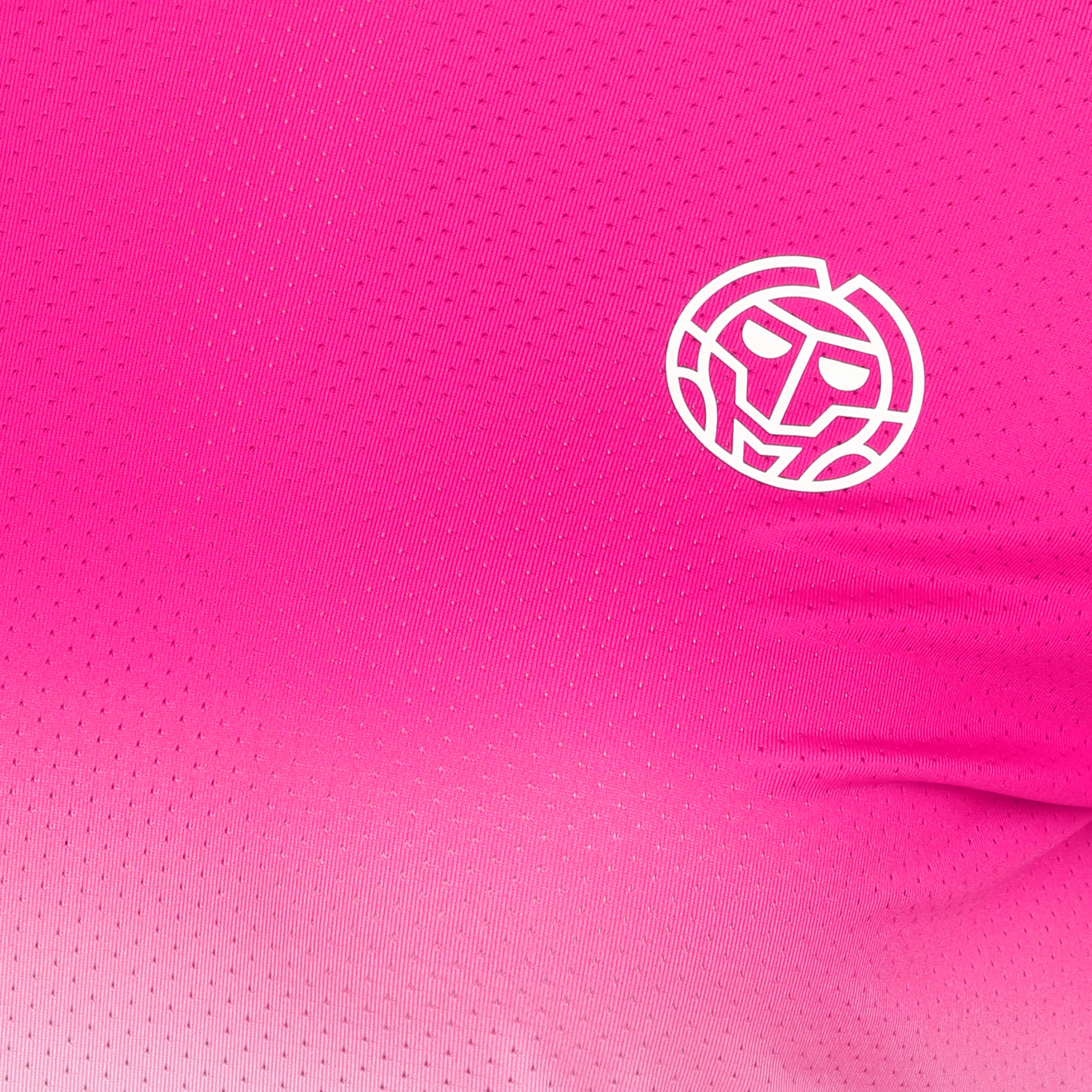 Crew Gradiant Haut Manches Longues Filles-Pink,Blanc - Image 7