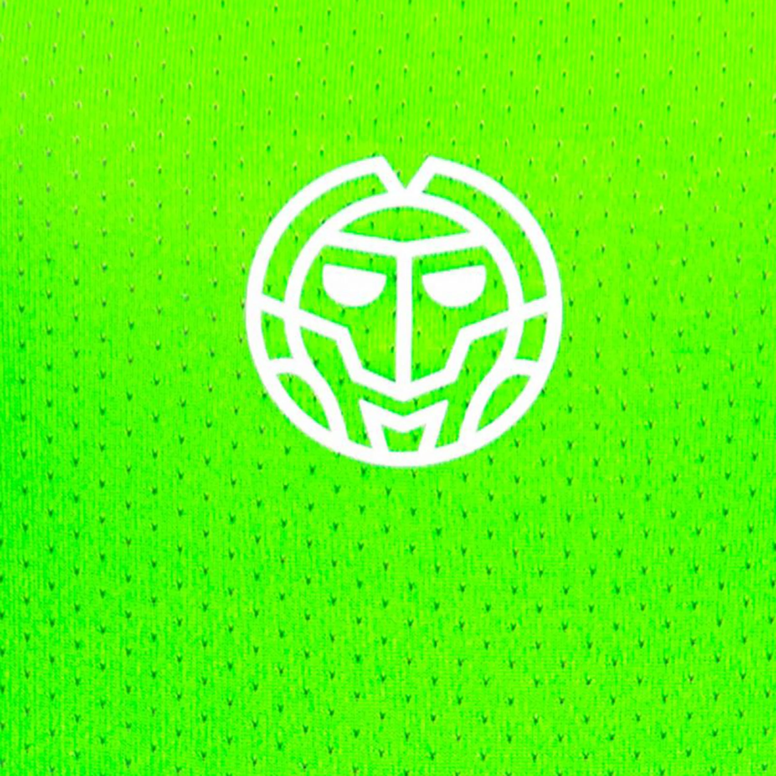 Crew Gradiant Haut Manches Longues Filles-Vert Fluo,Blanc - Image 5
