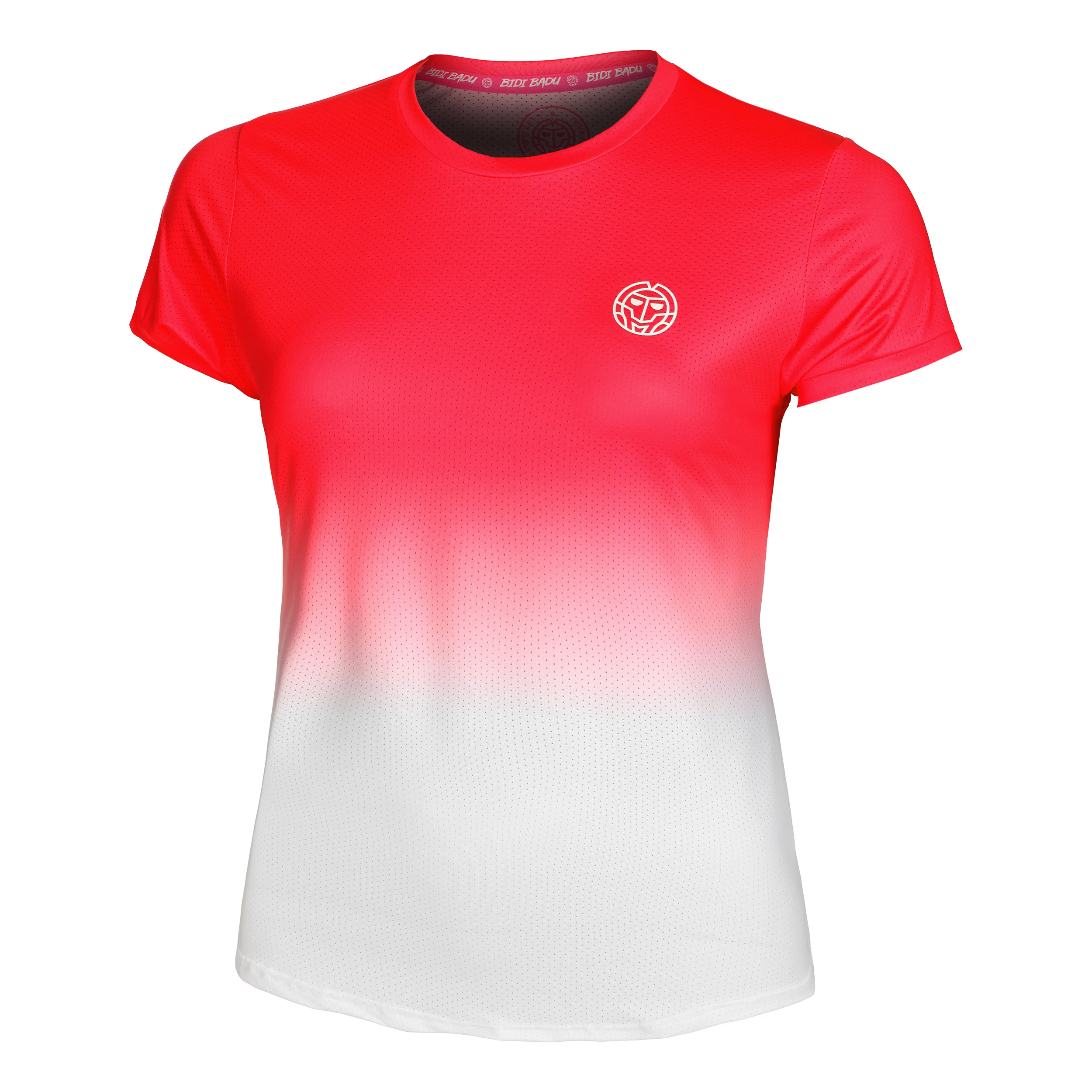 Crew Gradiant T-shirt Femmes-Rouge,Blanc - Image 6