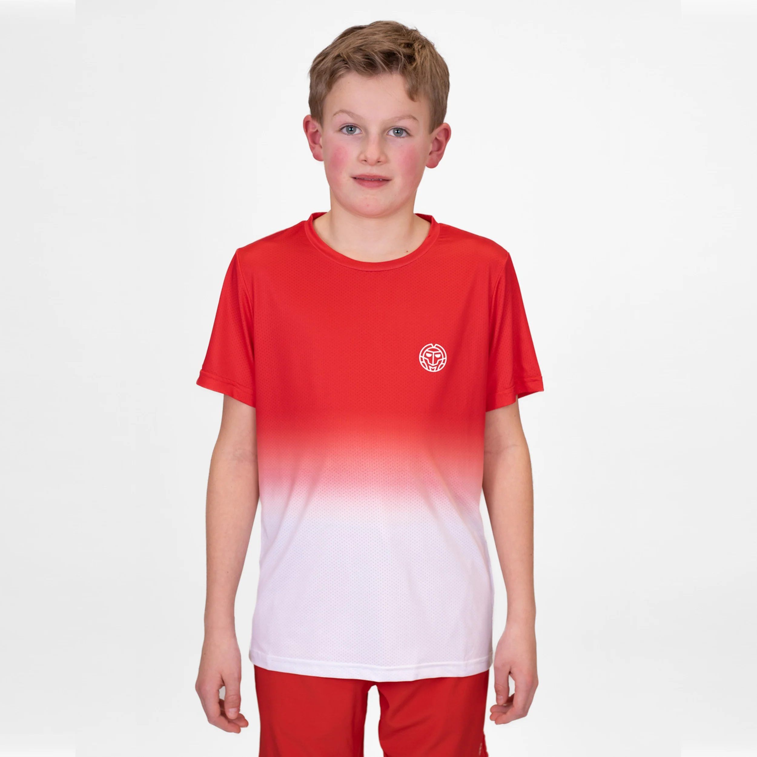 Crew Gradiant T-shirt Garçons-Rouge,Blanc - Image 6