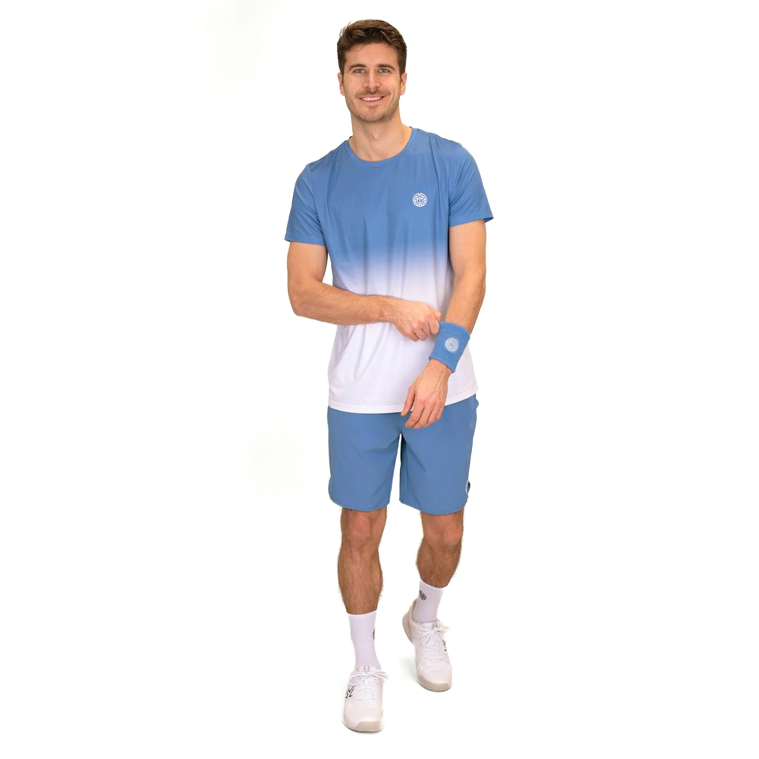 Crew Gradiant T-shirt Hommes-Bleu,Blanc - Image 5