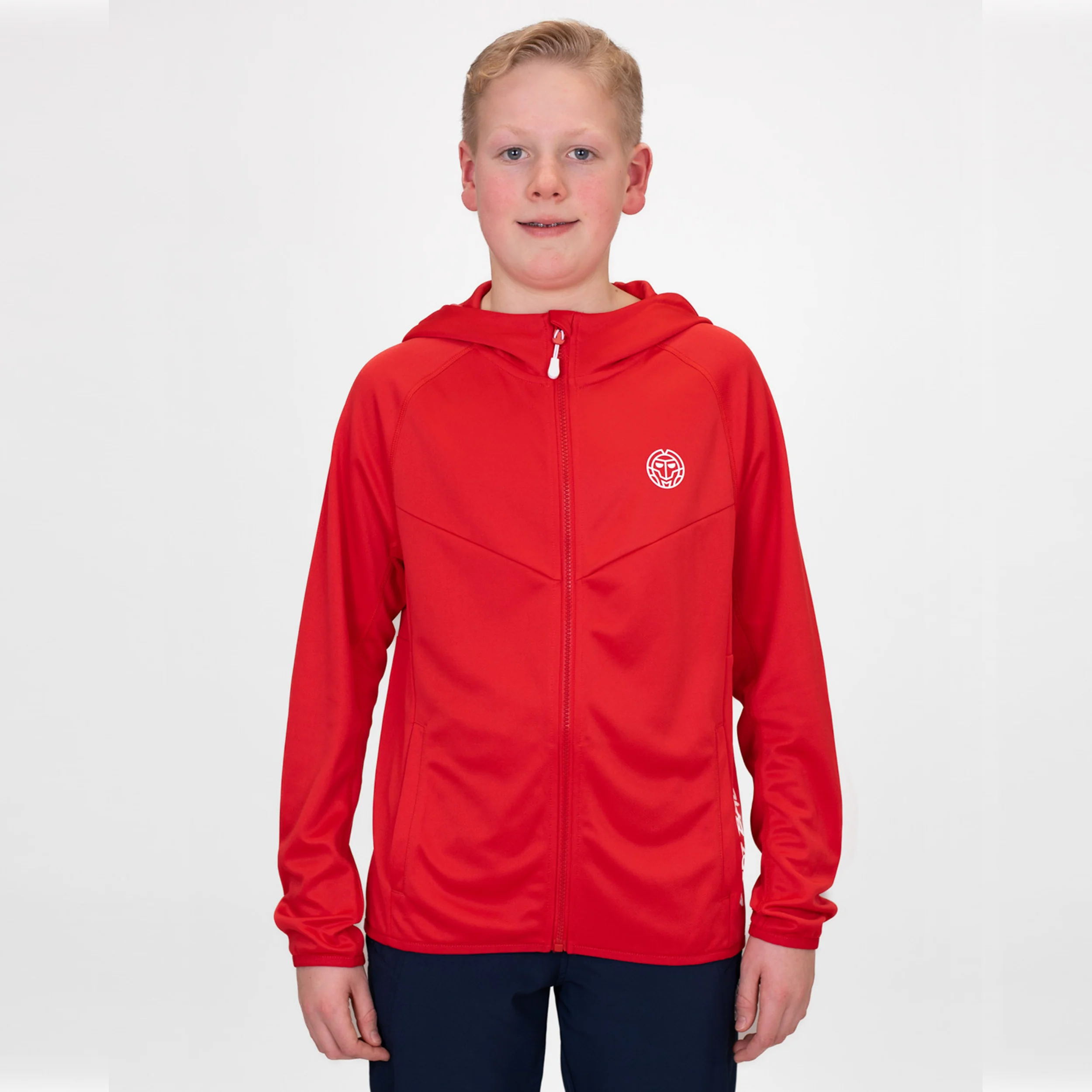 Crew Hood Veste De Survêtement Garçons-Rouge - Image 6