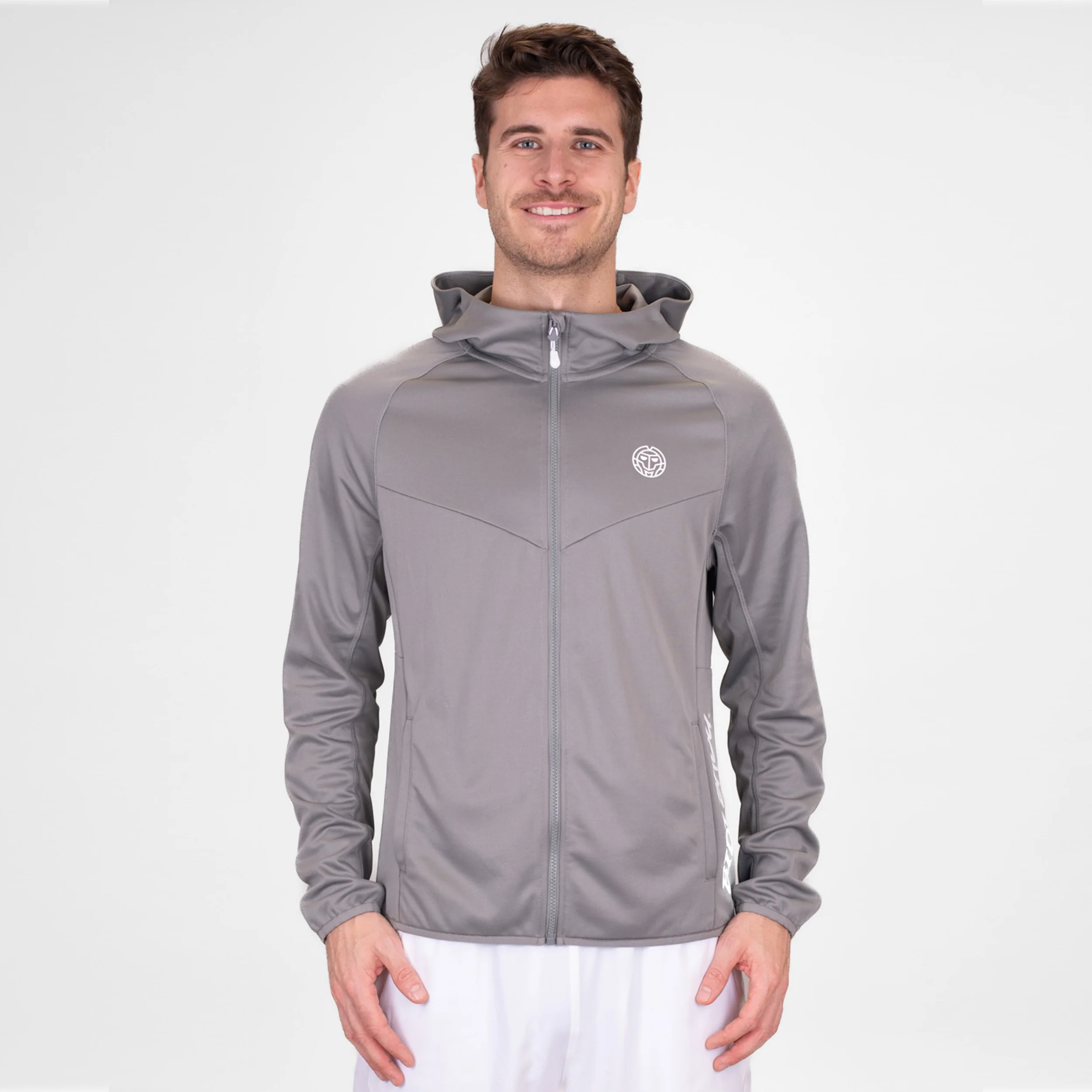 Crew Hood Veste De Survêtement Hommes-Gris - Image 6