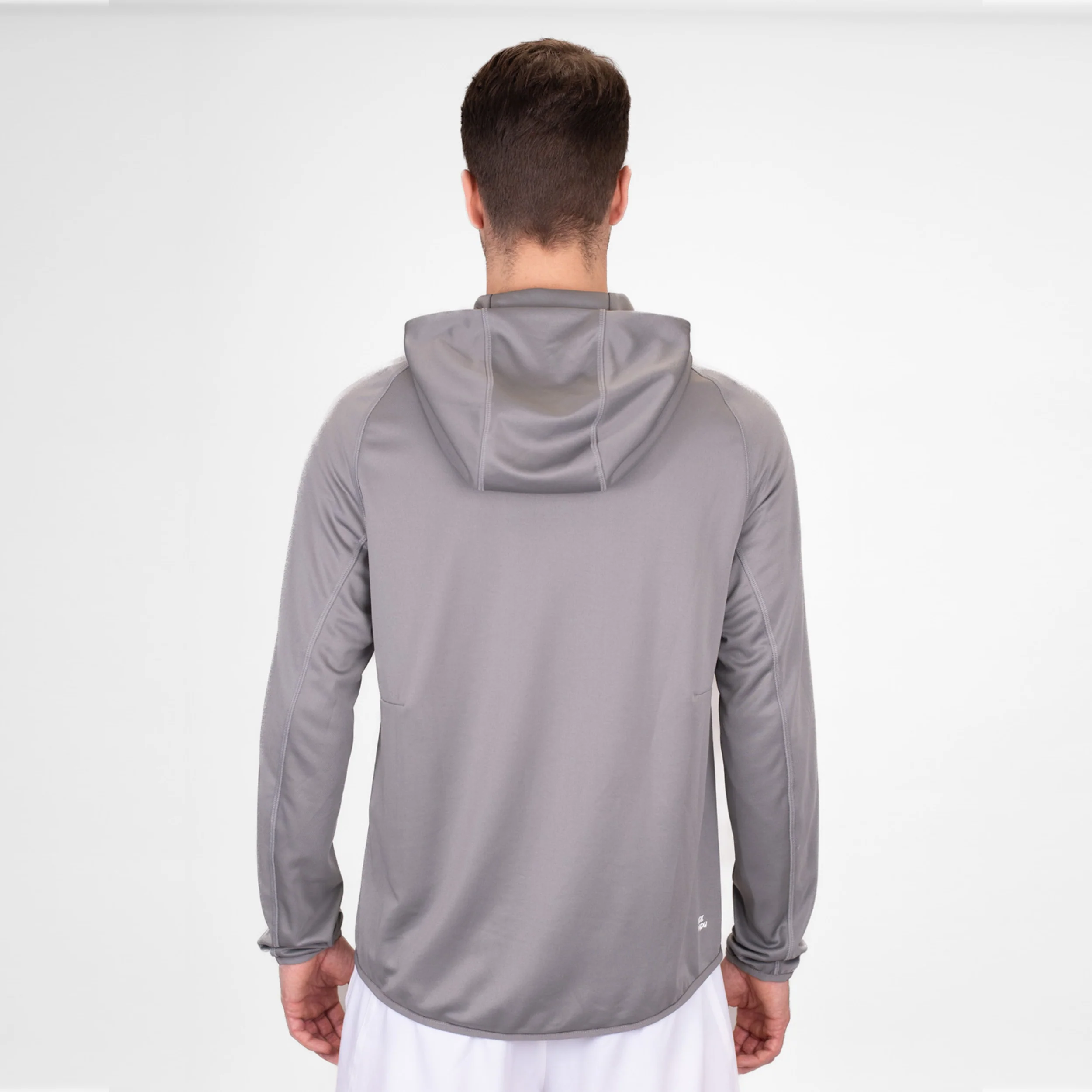 Crew Hood Veste De Survêtement Hommes-Gris - Image 7
