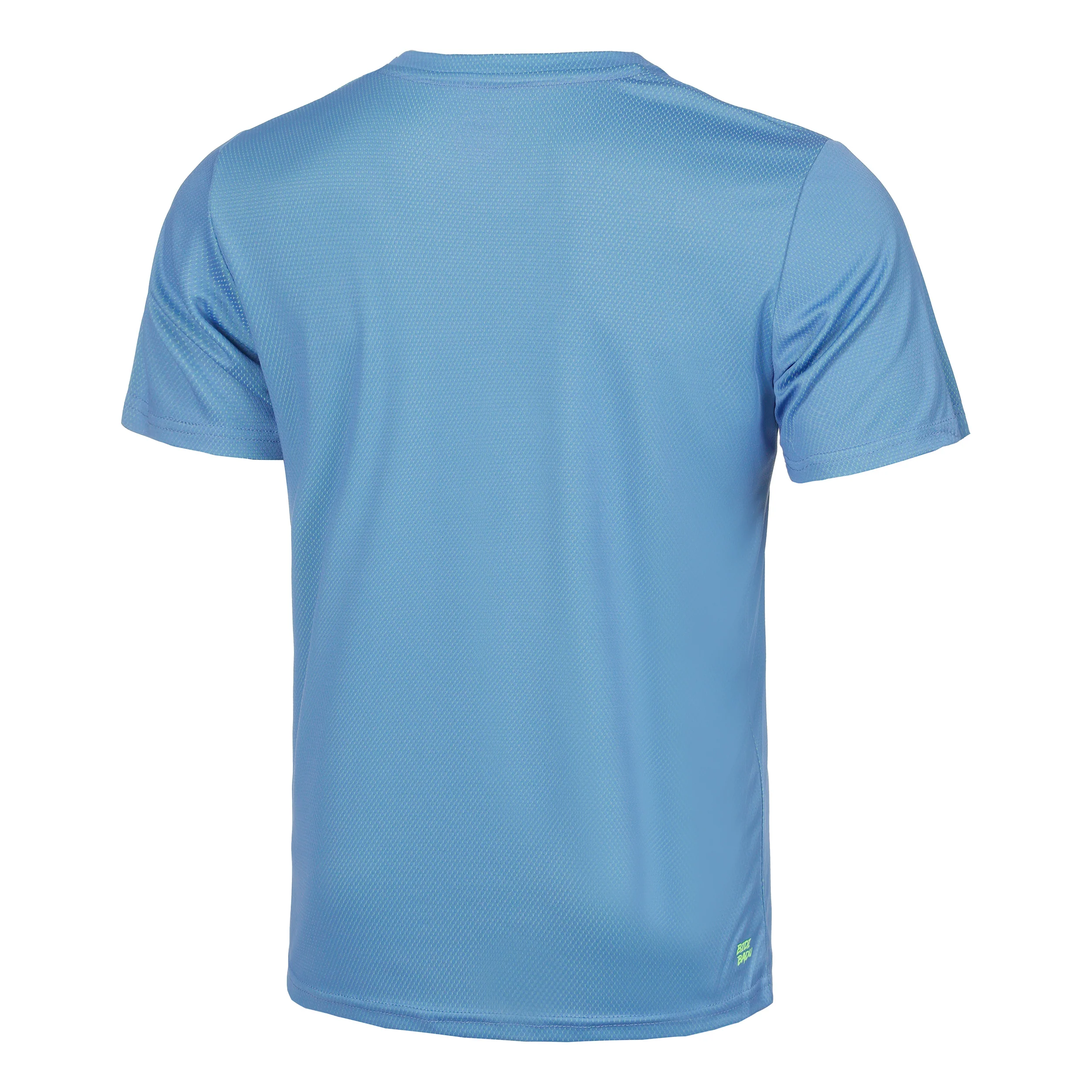 Crew Inside Out V-Neck T-shirt Hommes-Bleu,Vert Fluo - Image 2