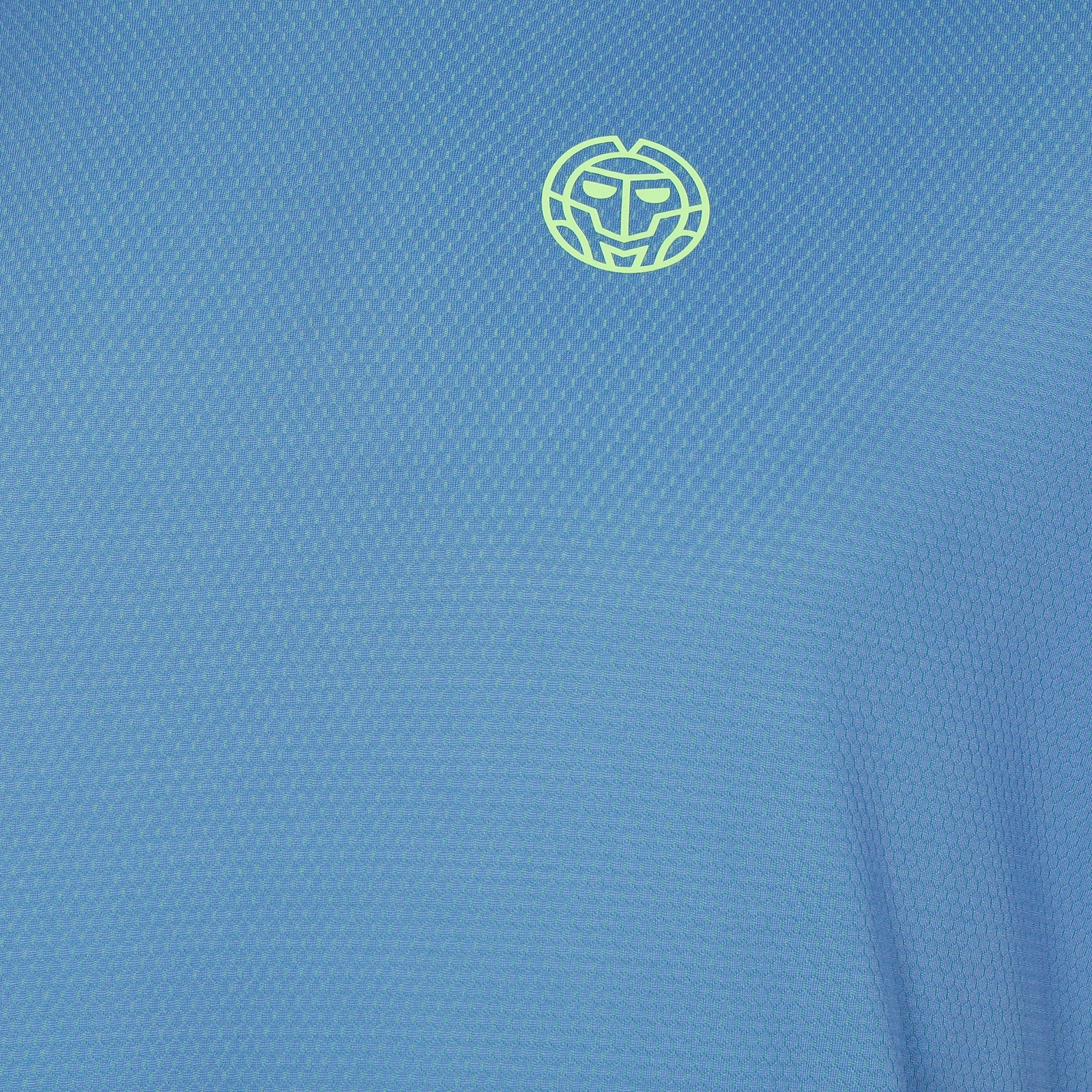 Crew Inside Out V-Neck T-shirt Hommes-Bleu,Vert Fluo - Image 3