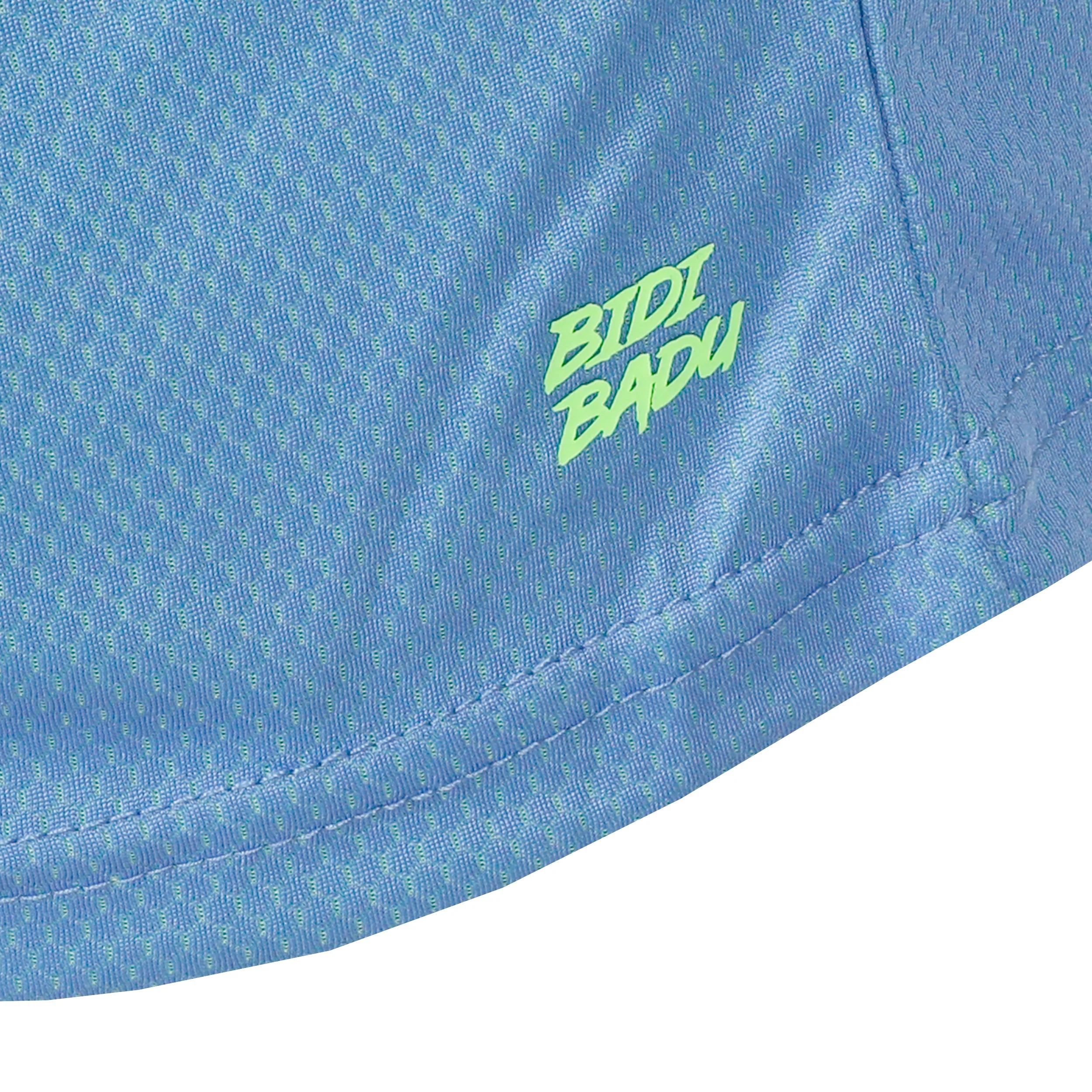 Crew Inside Out V-Neck T-shirt Hommes-Bleu,Vert Fluo - Image 4