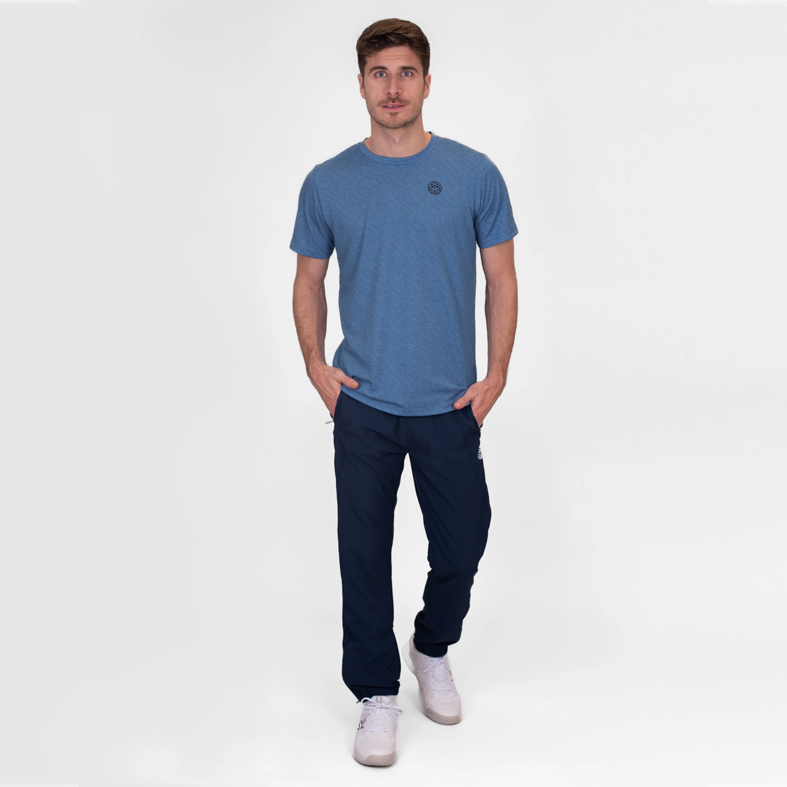 Crew Pantalon Survêtement Hommes-Bleu Foncé - Image 10