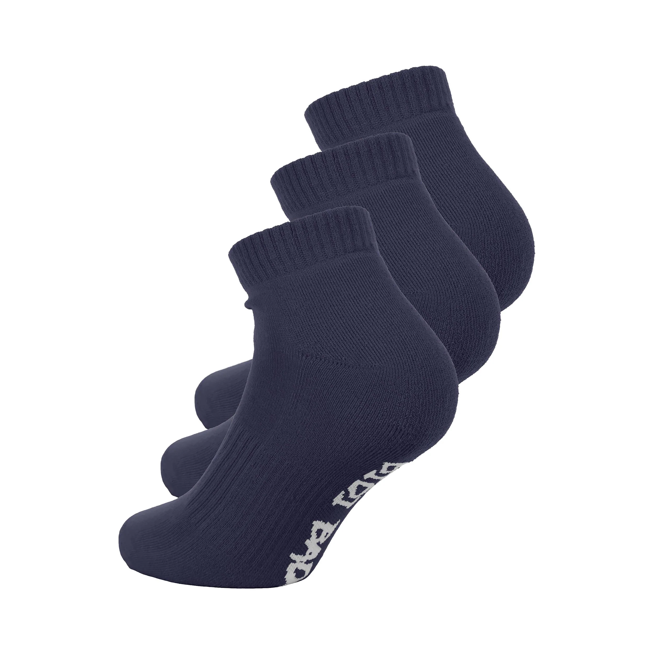Crew Performance Chaussettes de tennis Pack de 3 -bleu foncé - Image 2