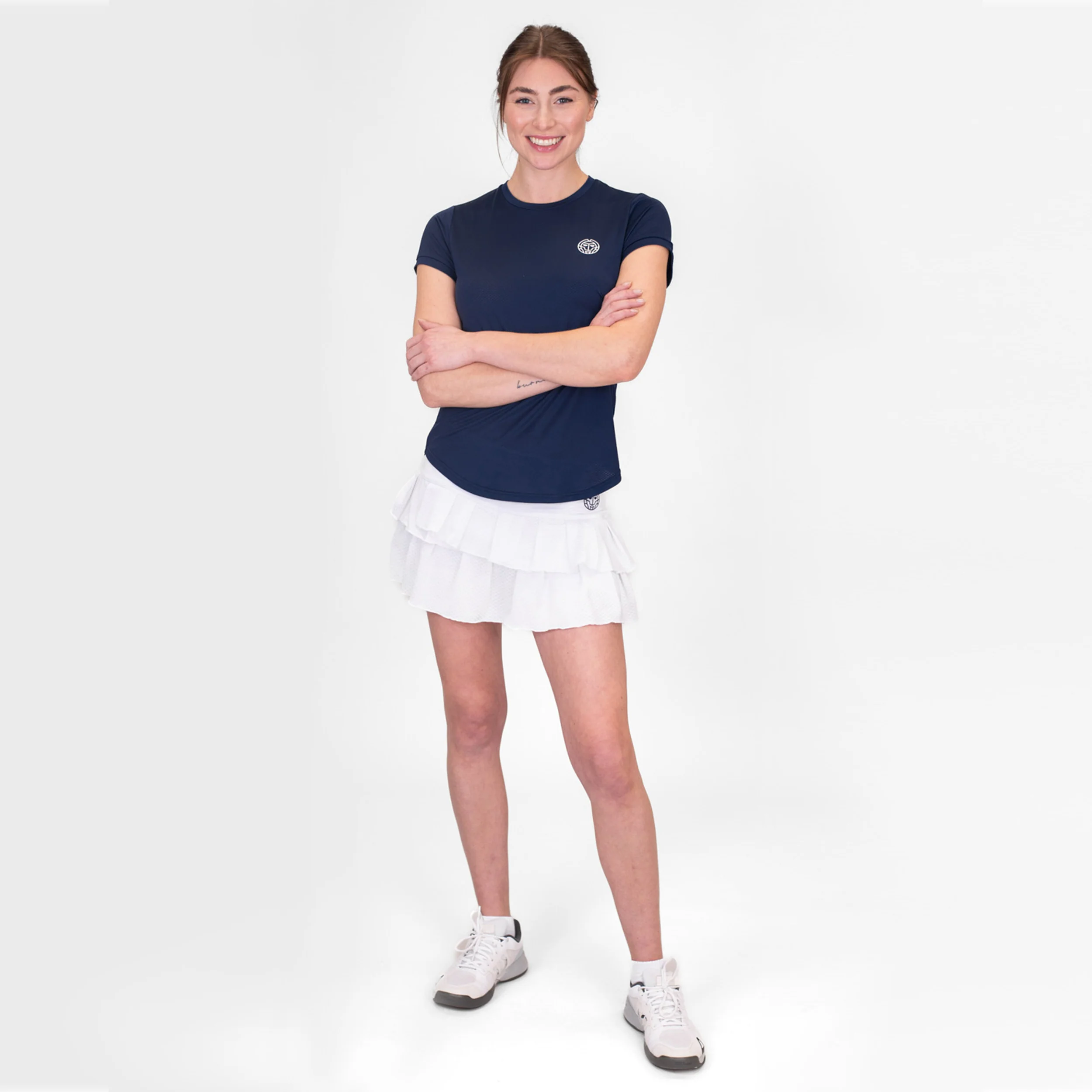 Crew Pleated Jupe Femmes-Blanc - Image 8
