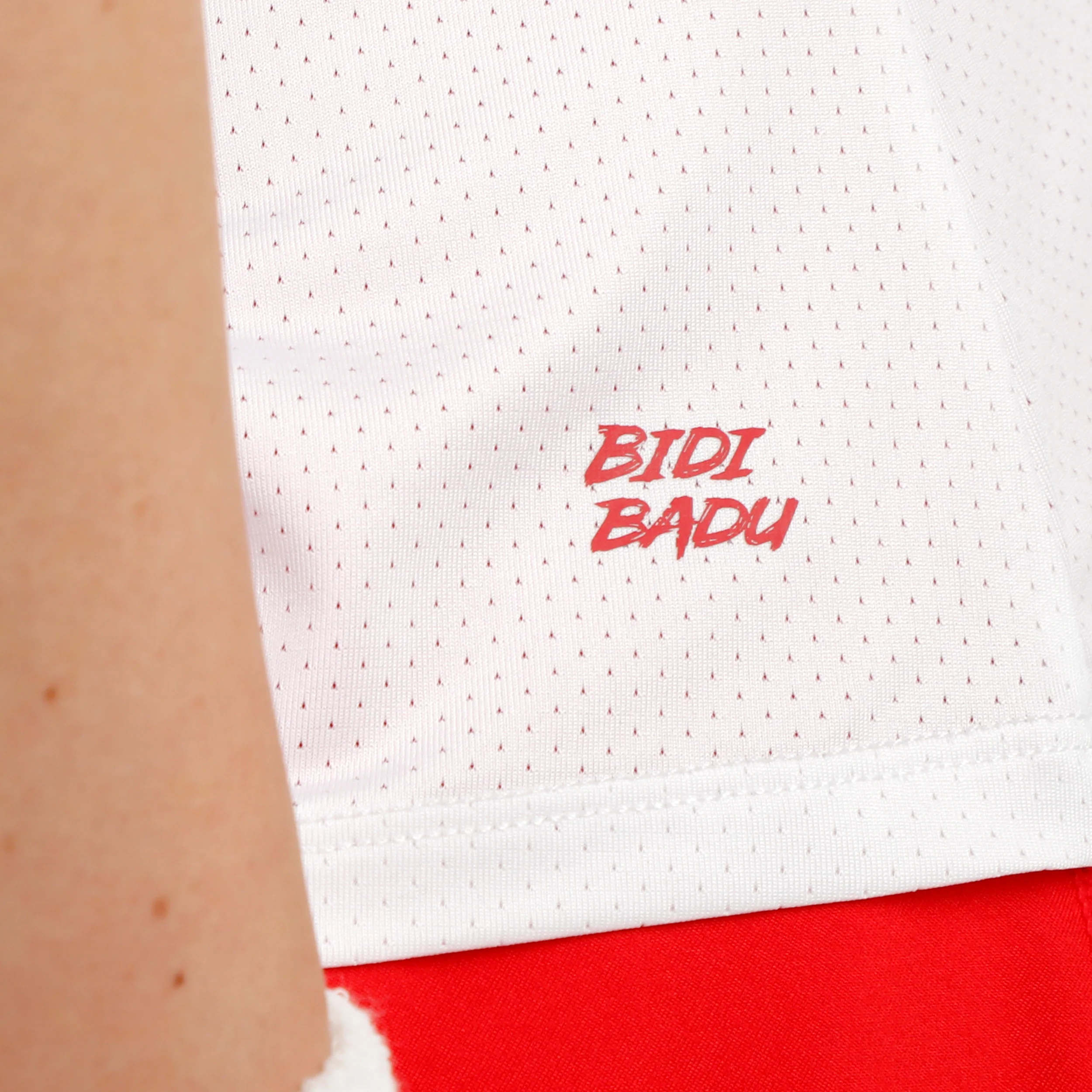Crew Racerback Débardeur tank top Femmes-rouge, blanc - Image 4