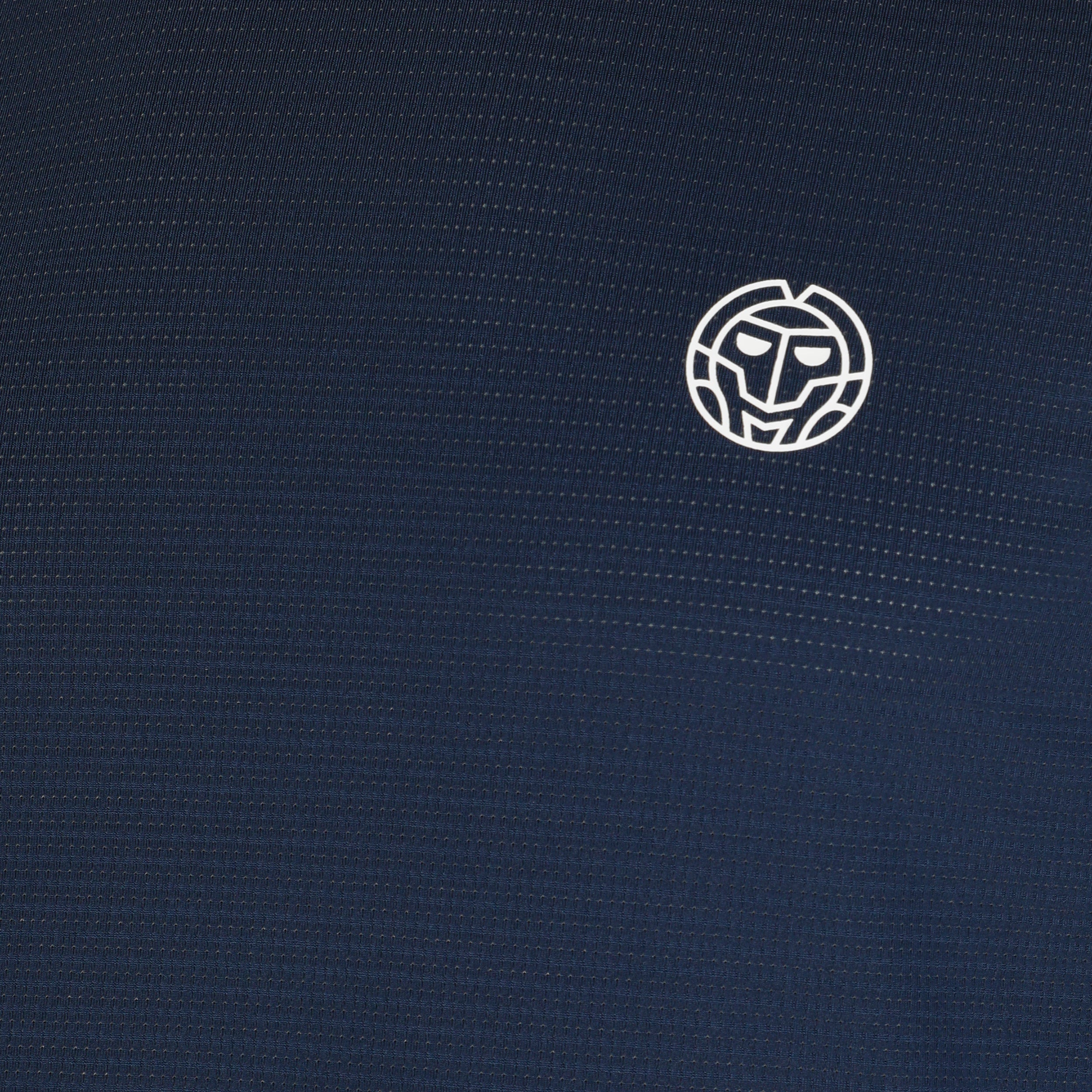 Crew Roundneck Haut Manches Longues Hommes-Bleu Foncé - Image 3