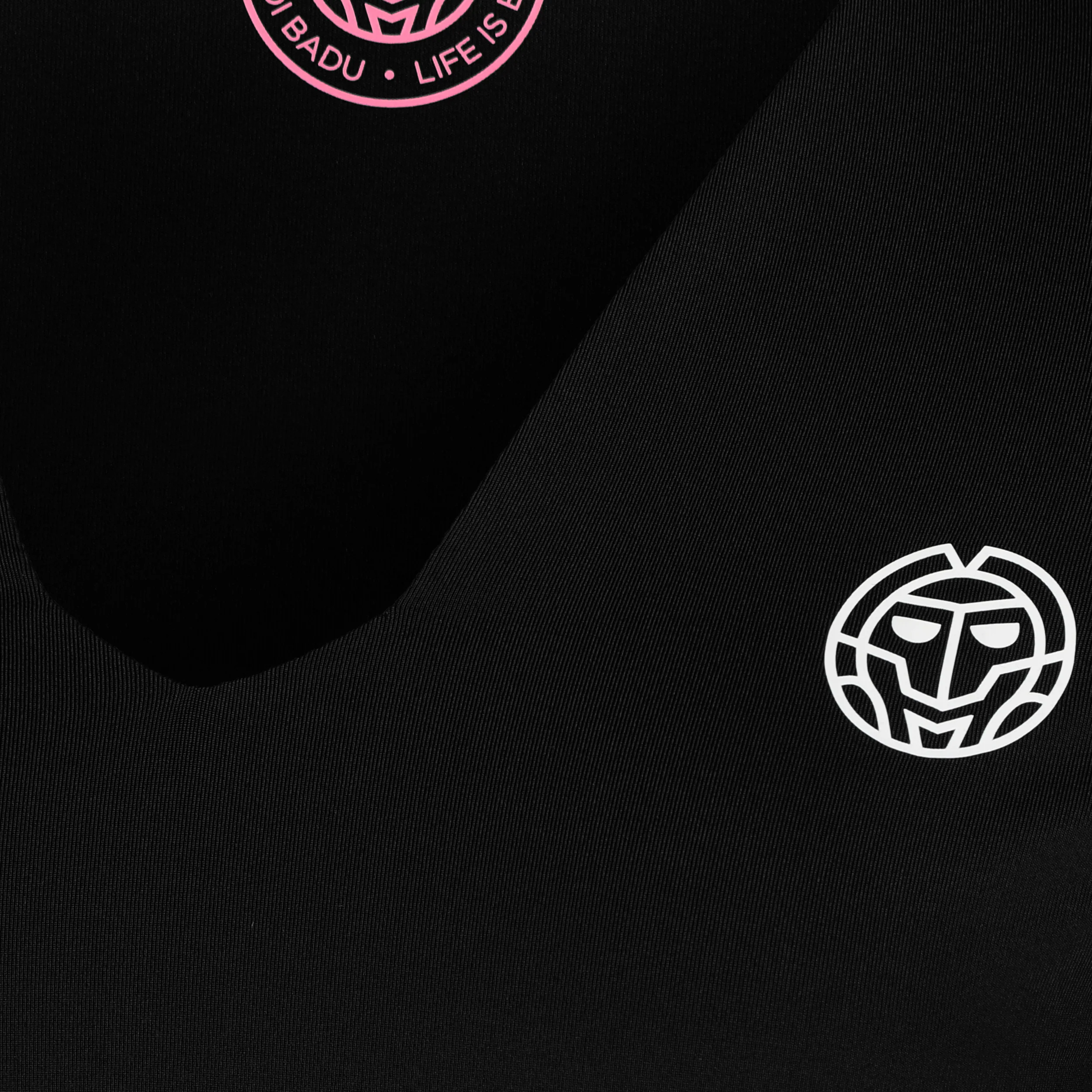 Crew V-Neck Haut Manches Longues Femmes-Noir - Image 7
