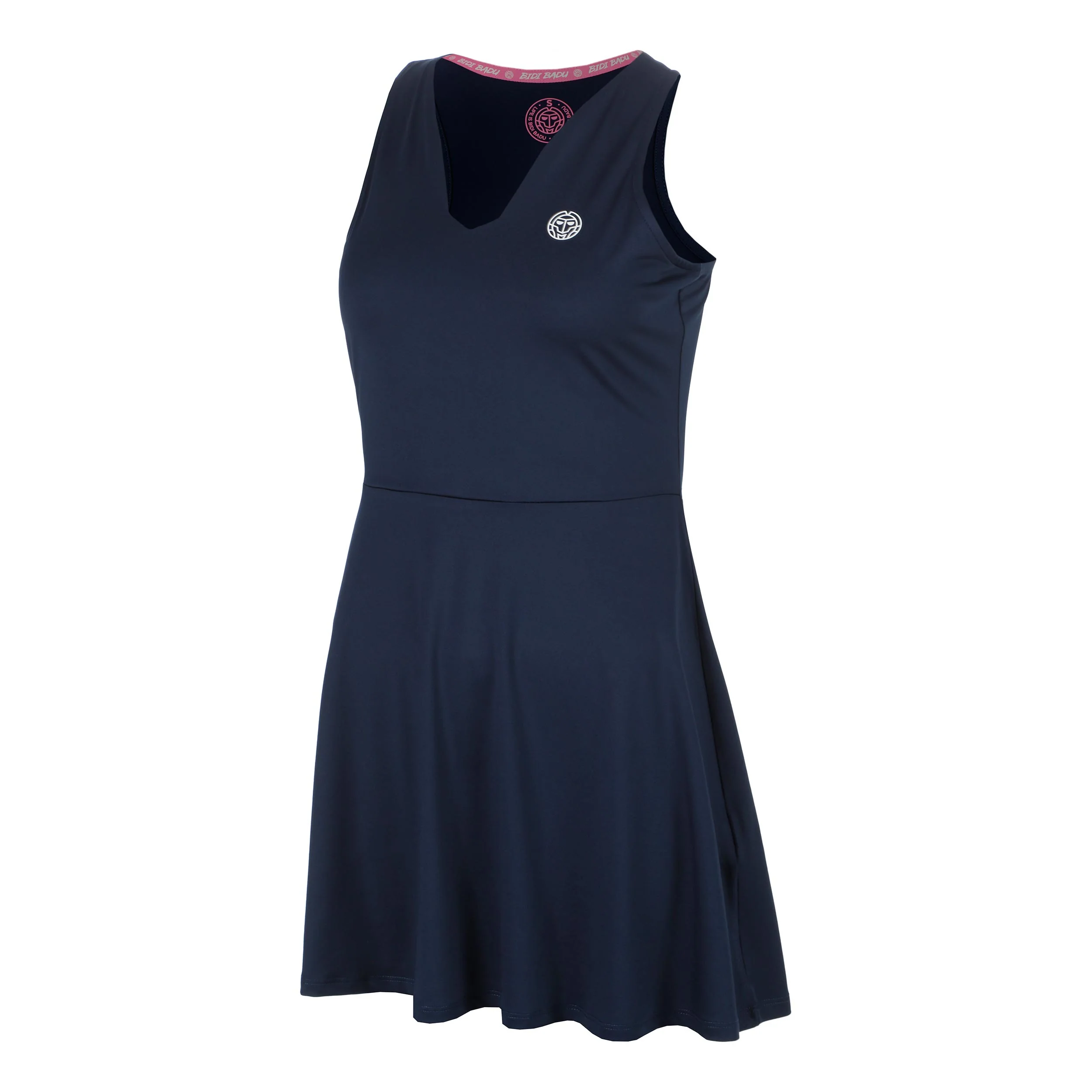 Crew V-Neck Robe Femmes-bleu foncé - Image 5