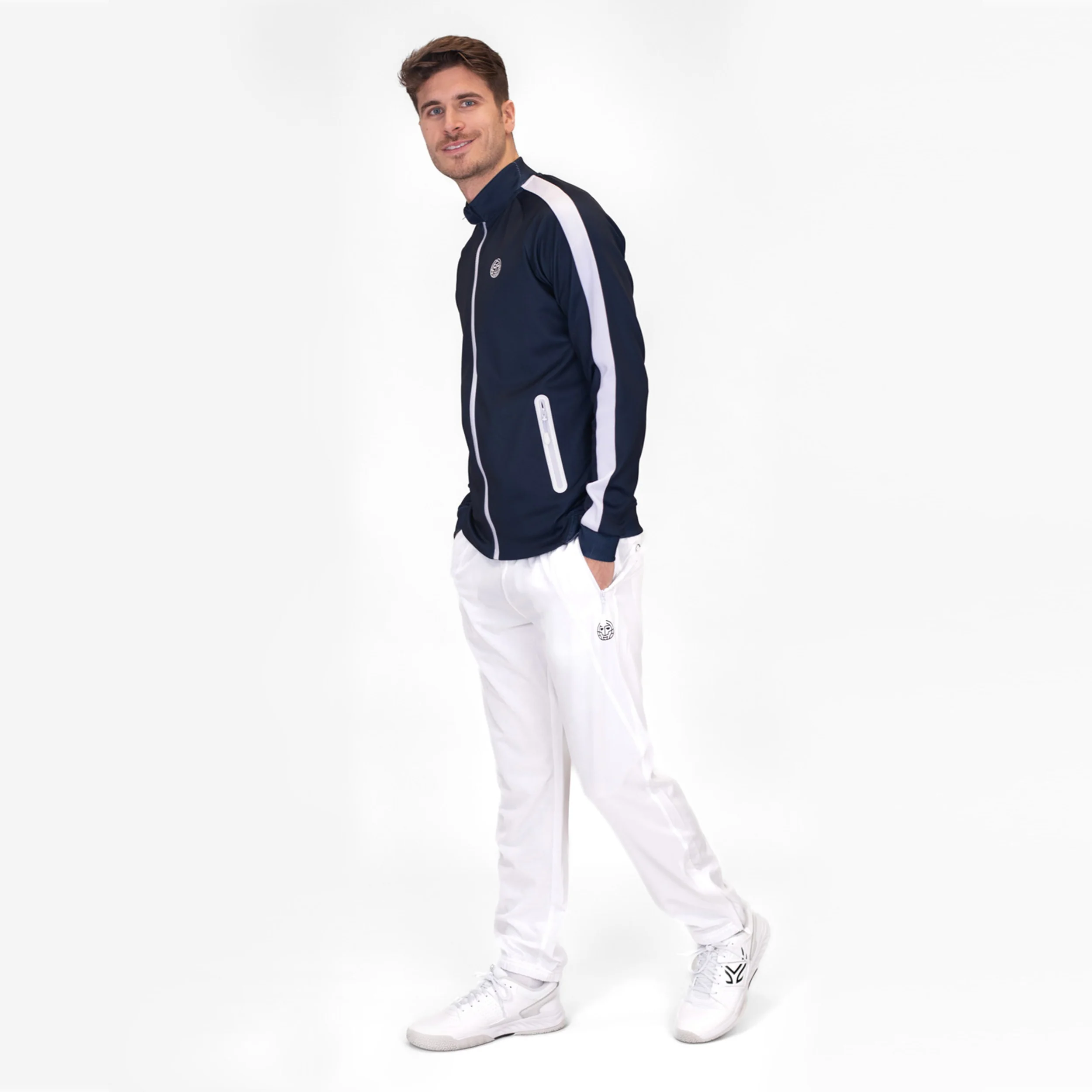 Crew Veste De Survêtement Hommes-Bleu Foncé - Image 9