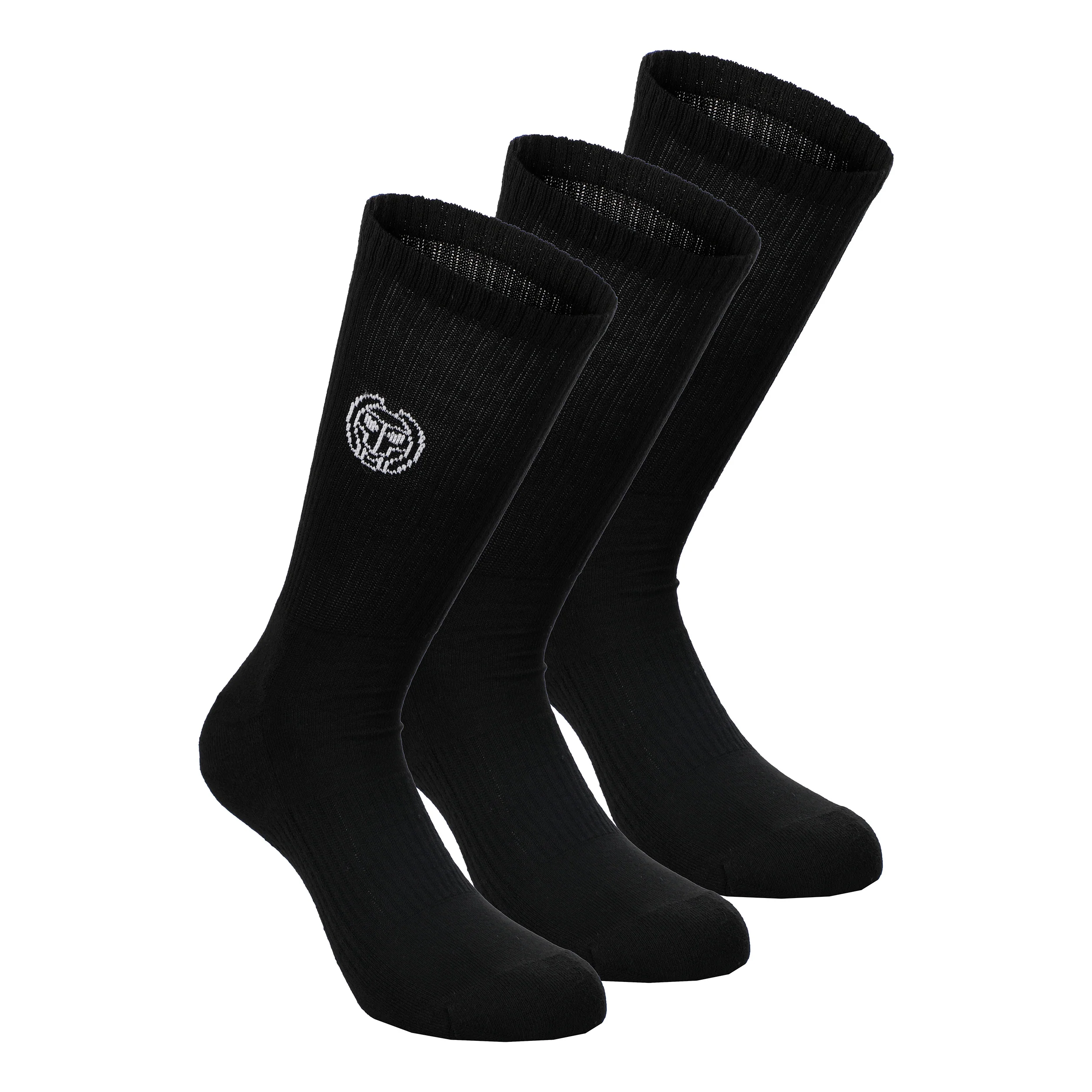Don Carlito Crew Move Chaussettes De Tennis Pack De 3-Noir,Blanc