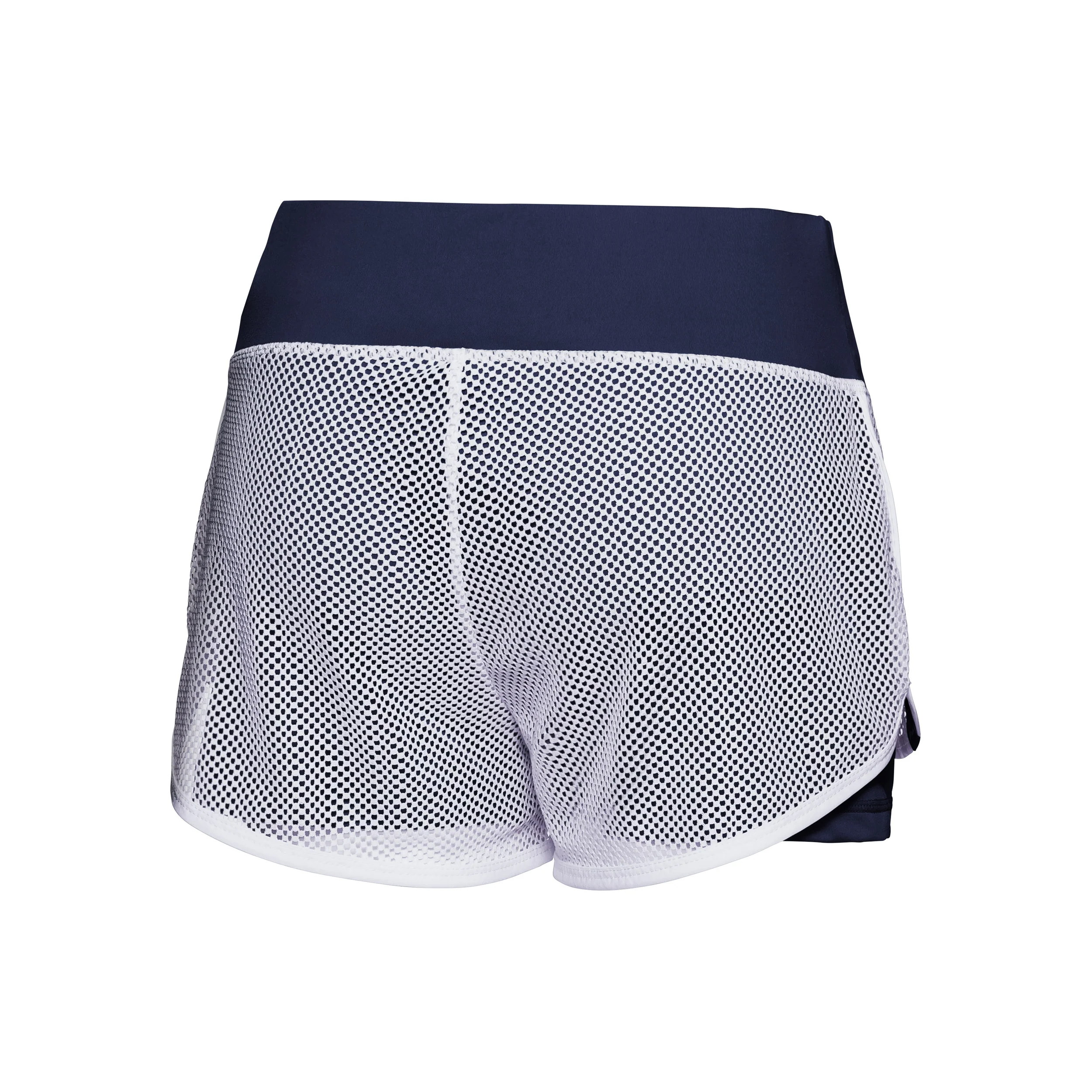 Efia Tech (2in1) Shorts Femmes-Bleu Foncé,Blanc - Image 2