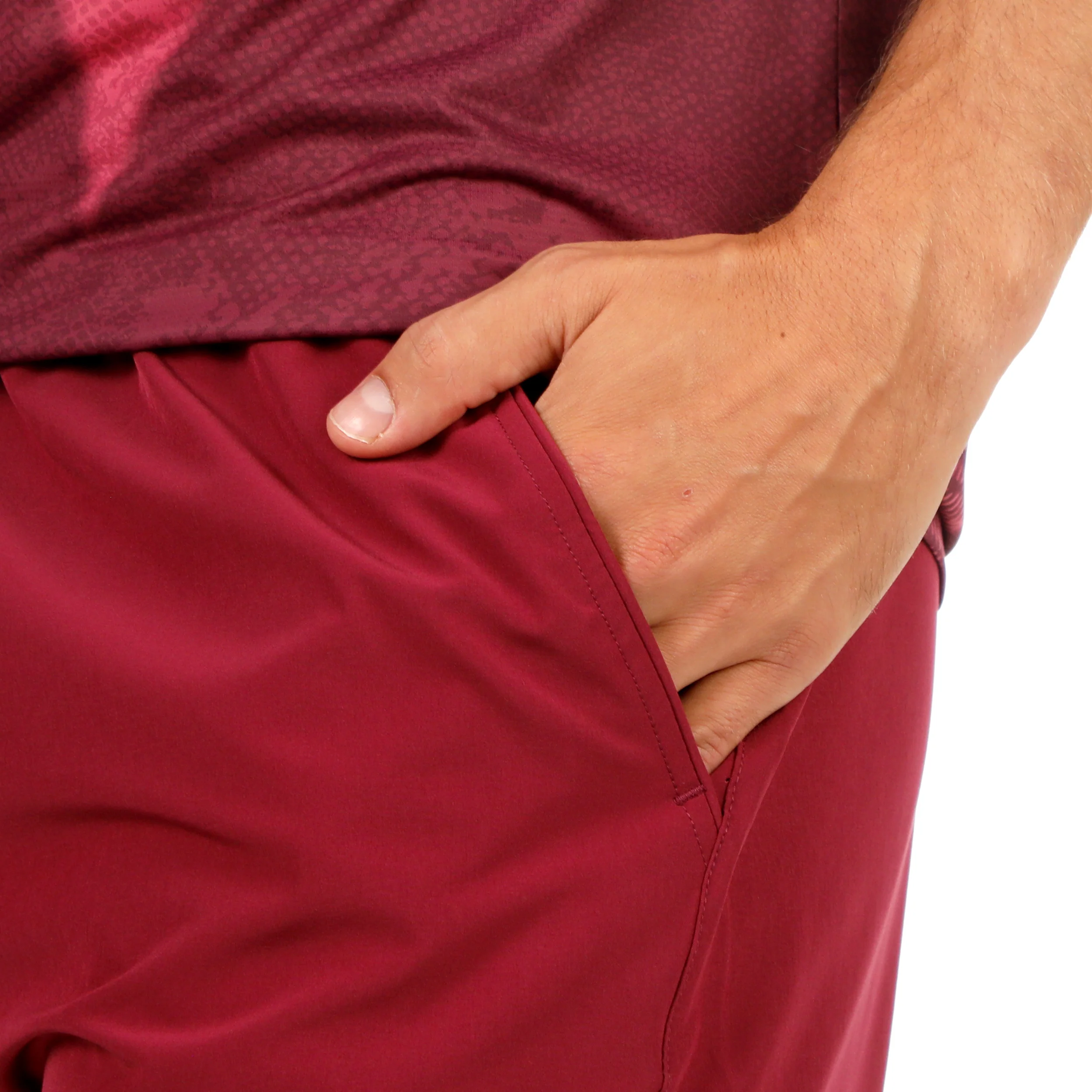 Freeze Out 7in Shorts Hommes - rouge foncé - Image 9