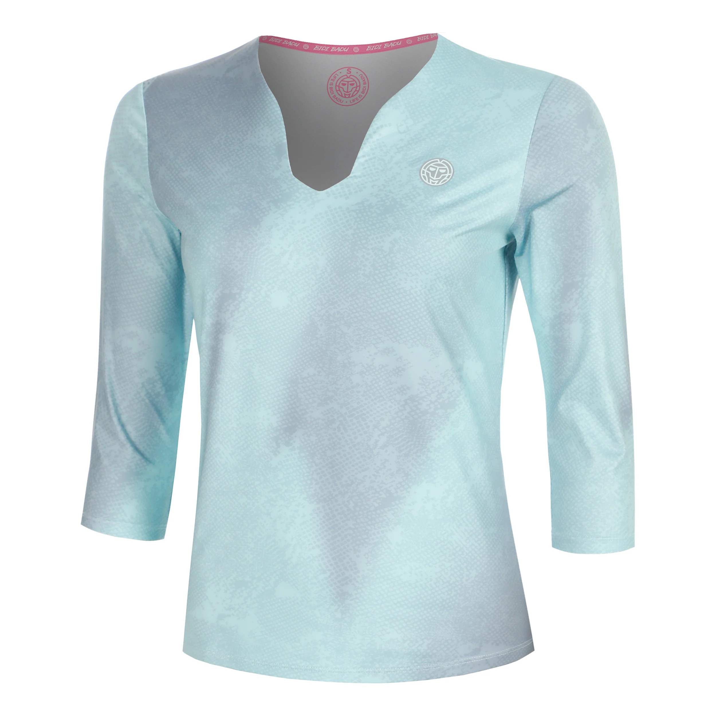 Freeze Out V-Neck Printed Haut manches longues Femmes - menthe