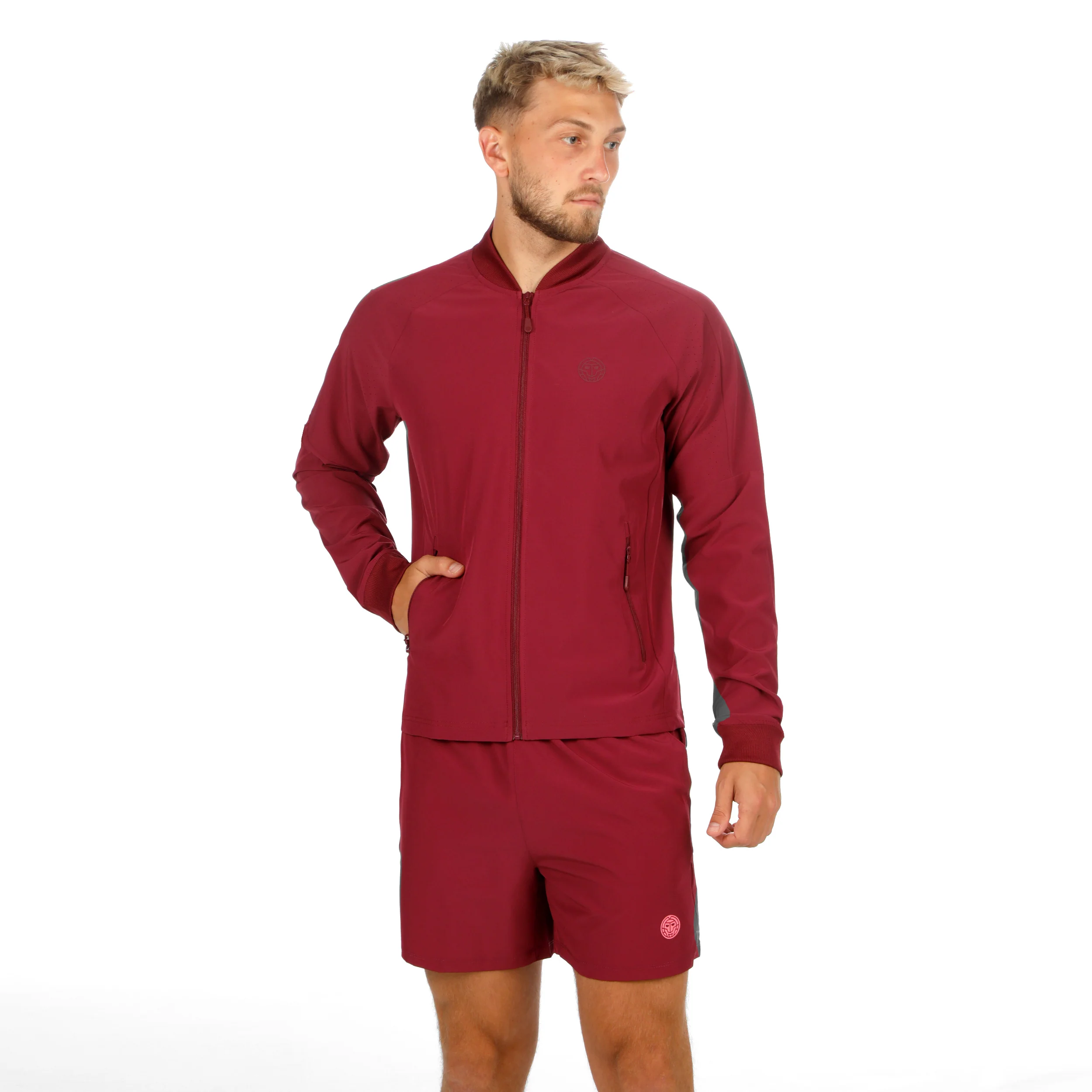 Freeze Out Veste de survêtement Hommes - rouge foncé - Image 6