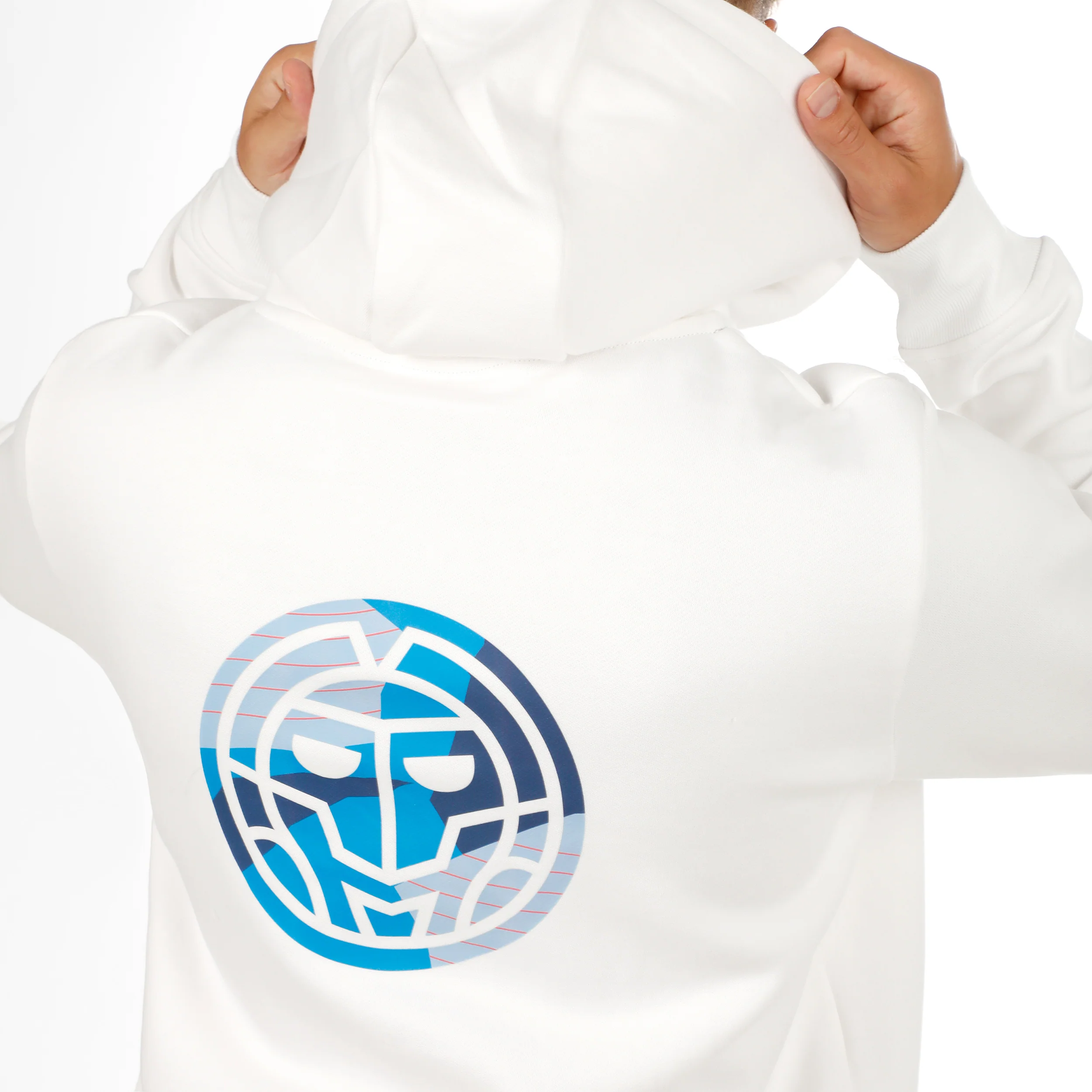 Hey Laguna Backprint Zip Sweat à capuche Hommes-blanc - Image 9