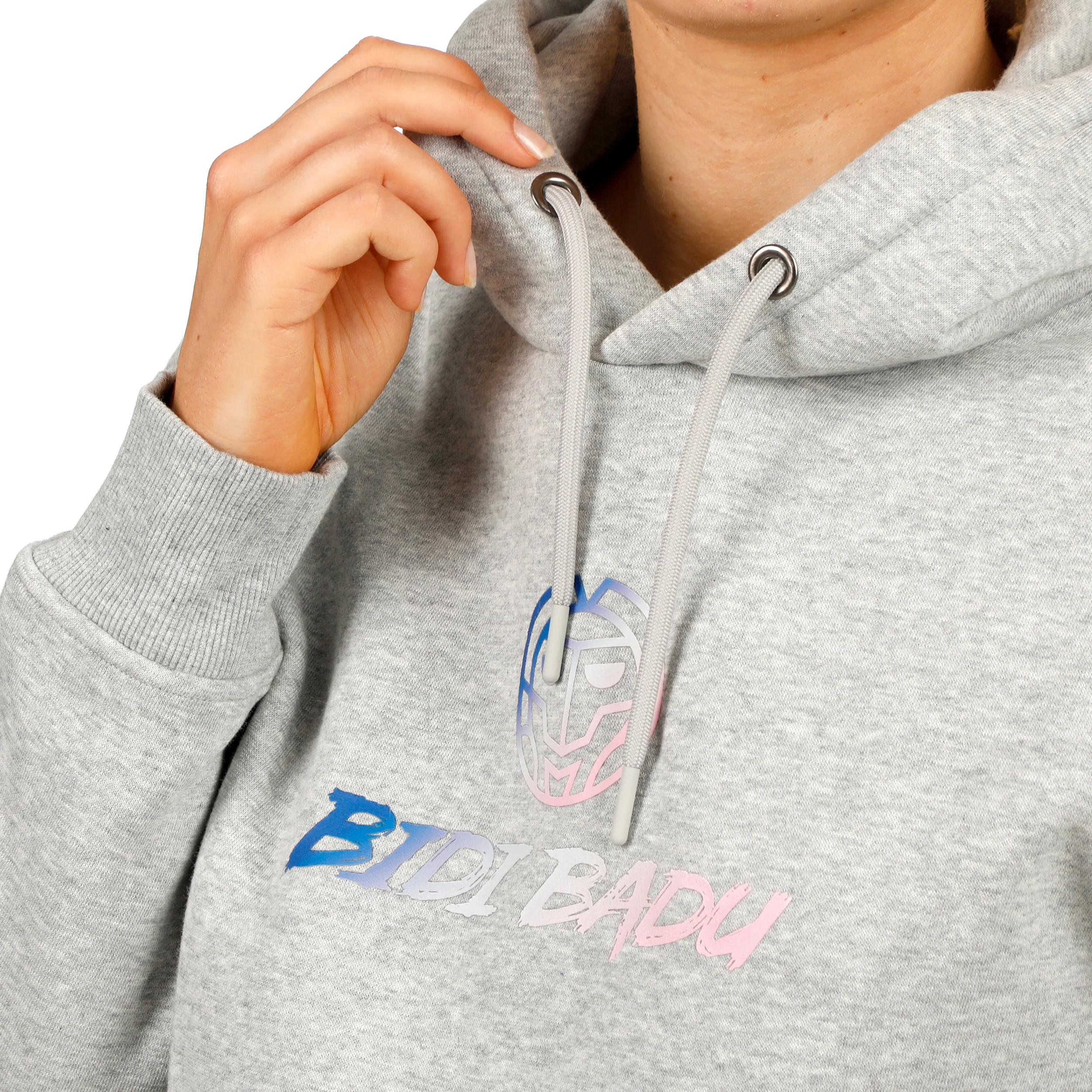 Hey Laguna Logo Sweat à capuche Femmes-gris clair - Image 7