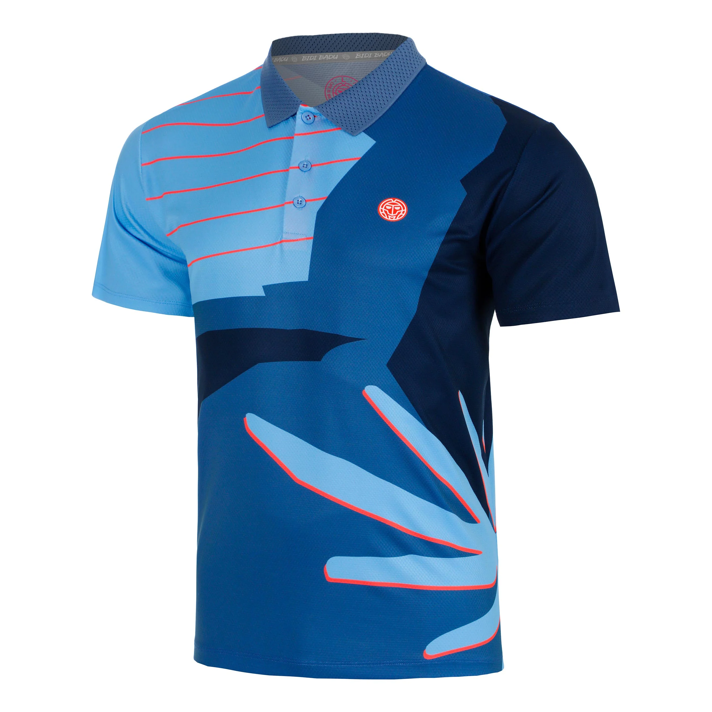 Hey Laguna Polo Hommes-bleu, corail