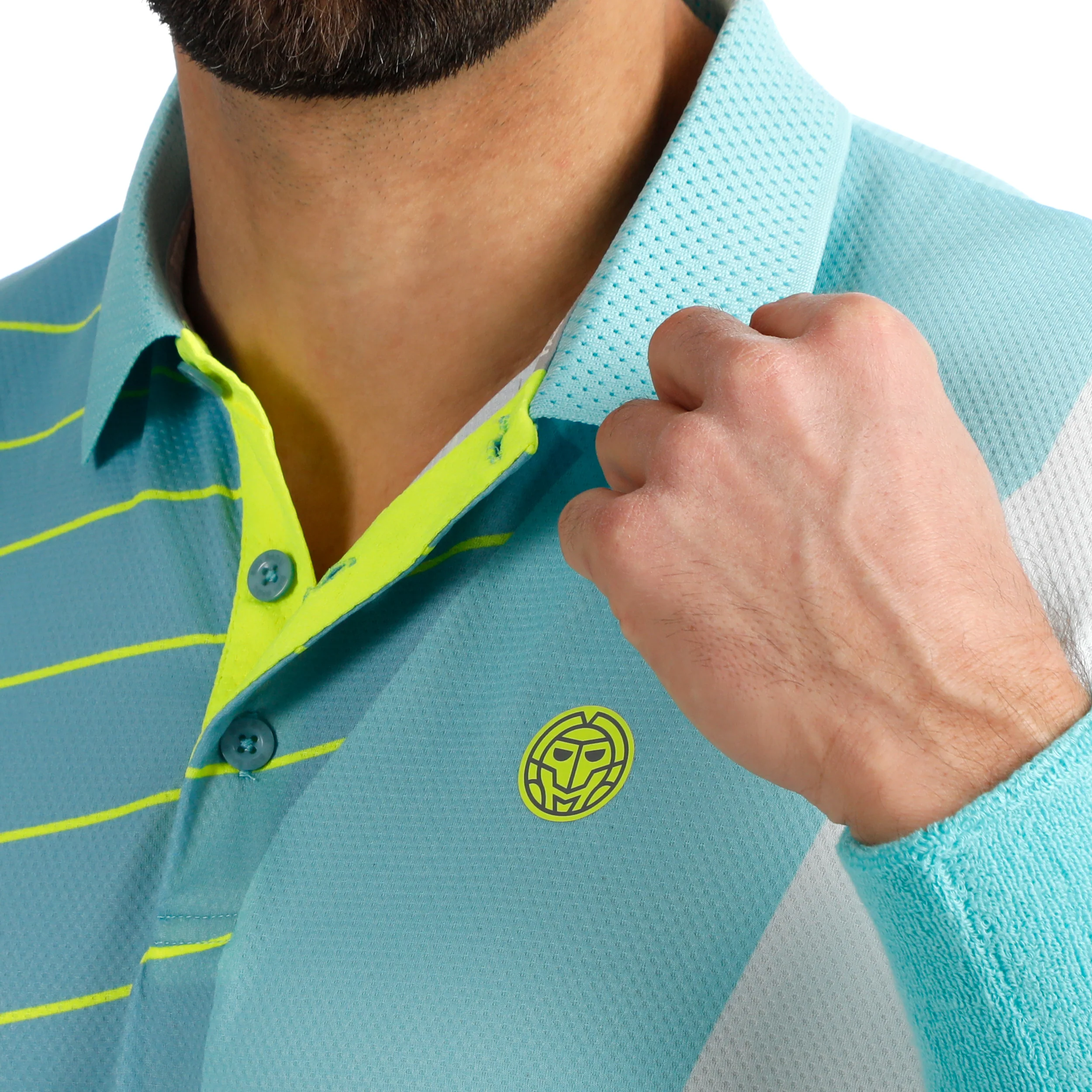 Hey Laguna Polo Hommes-turquoise, multicouleur - Image 9