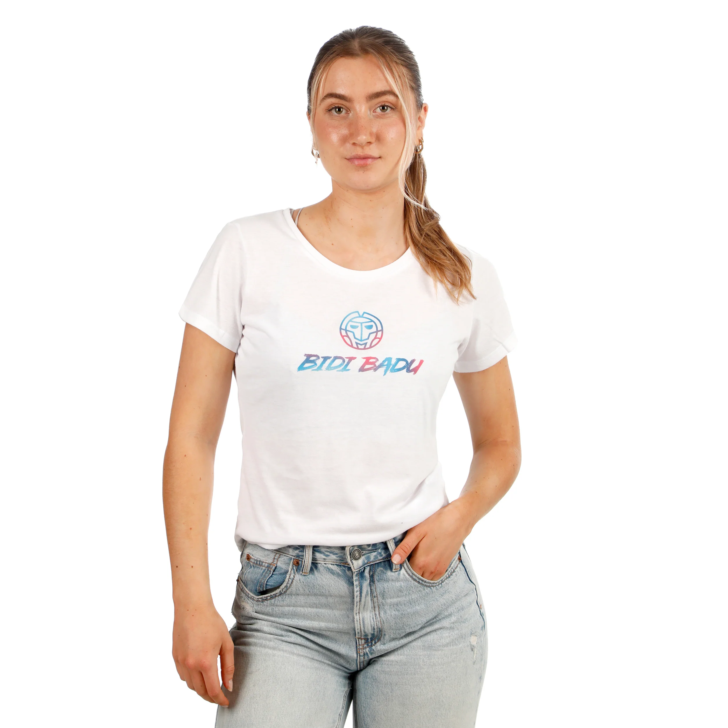 Logo Chill T-shirt Femmes-blanc - Image 4