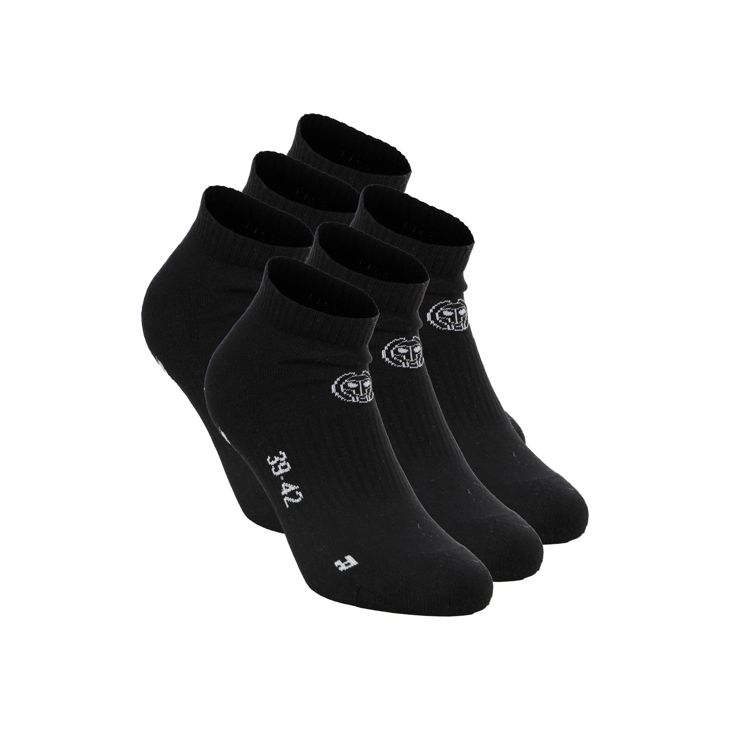 No Party XXL No Show Move Chaussettes De Tennis-Noir