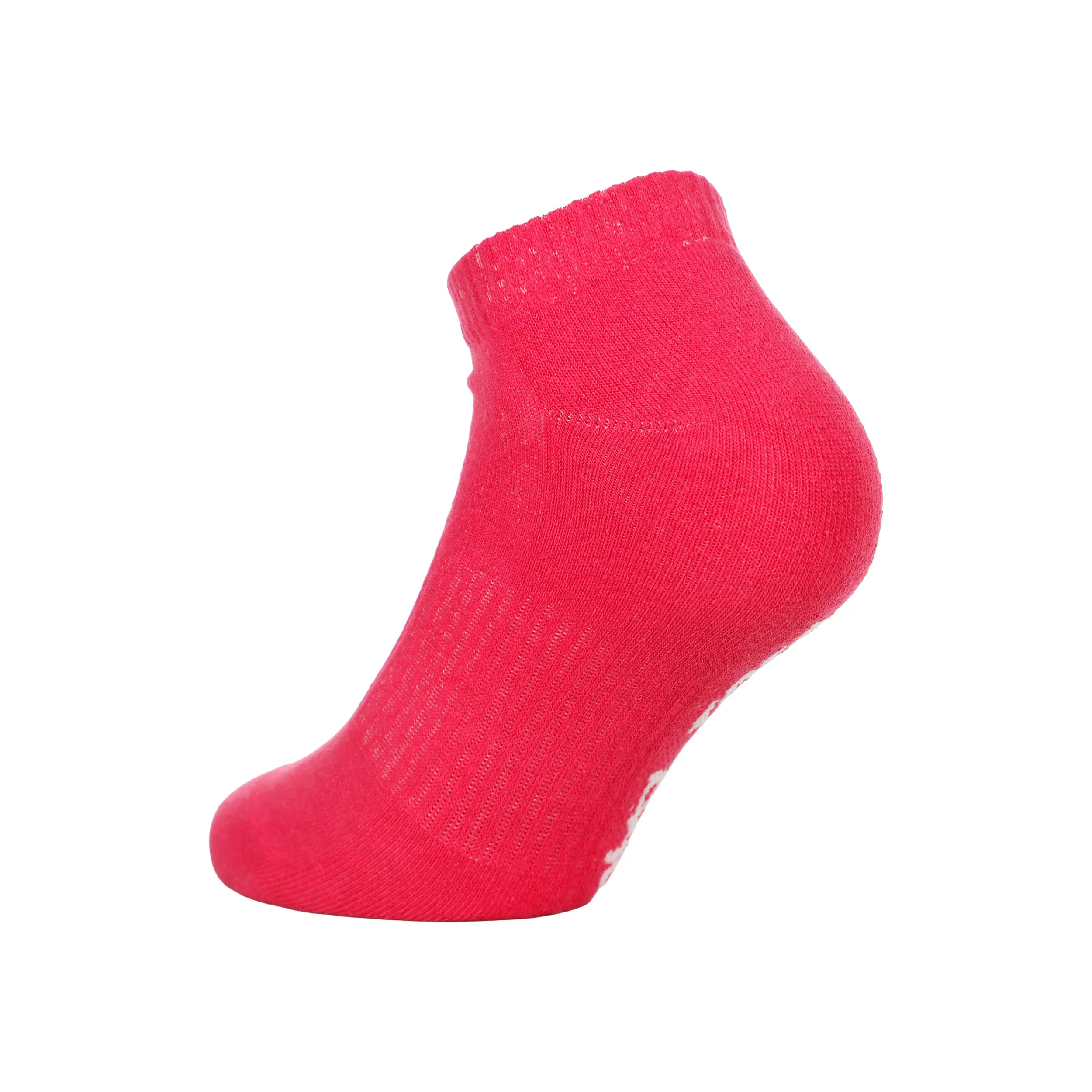 No Party XXL No Show Move Chaussettes De Tennis-Pink,Blanc - Image 4