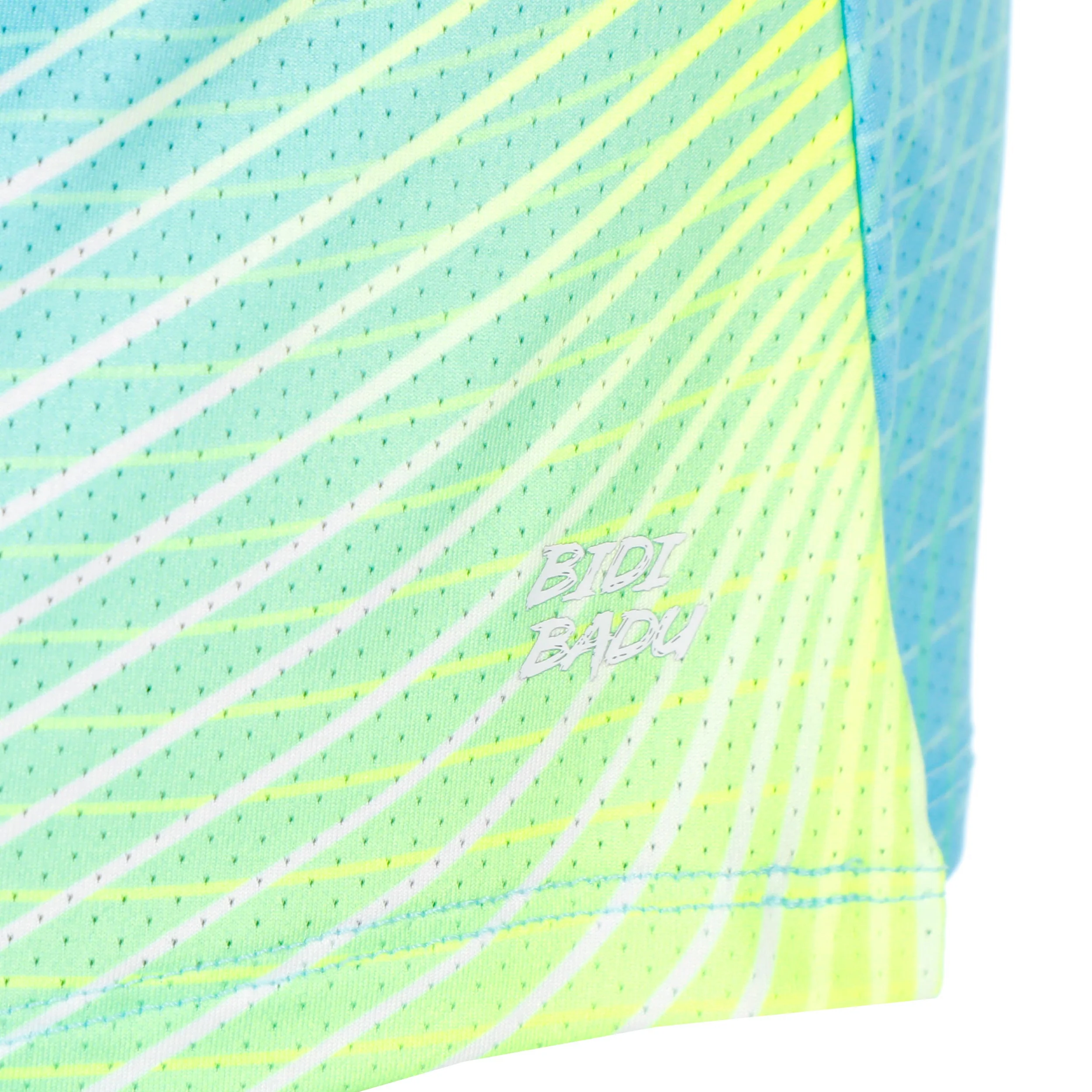 Out of Control Racerback Débardeur tank top Femmes-bleu clair, jaunes fluo - Image 4