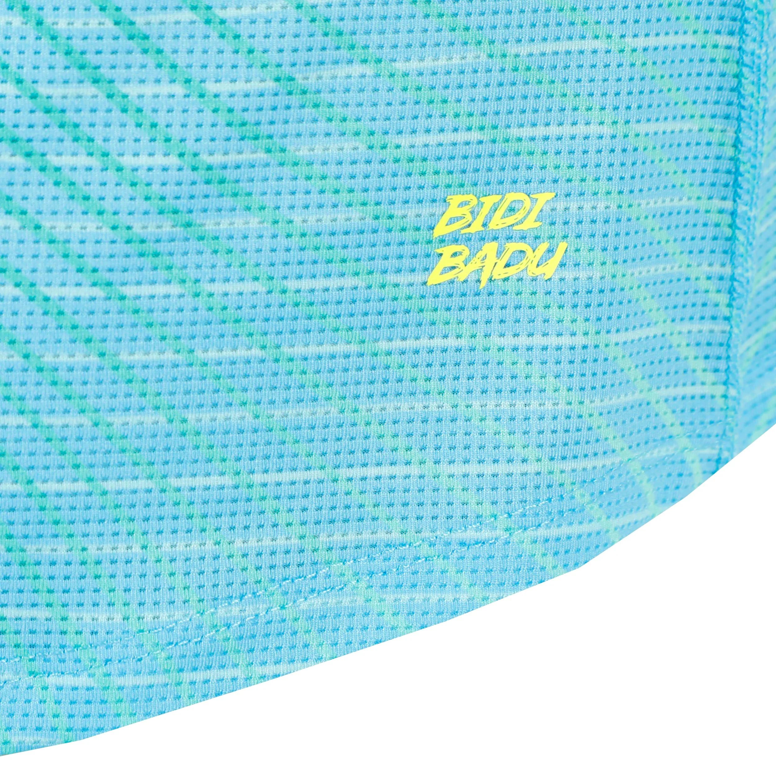 Out of Control T-shirt Filles-bleu, jaunes fluo - Image 4