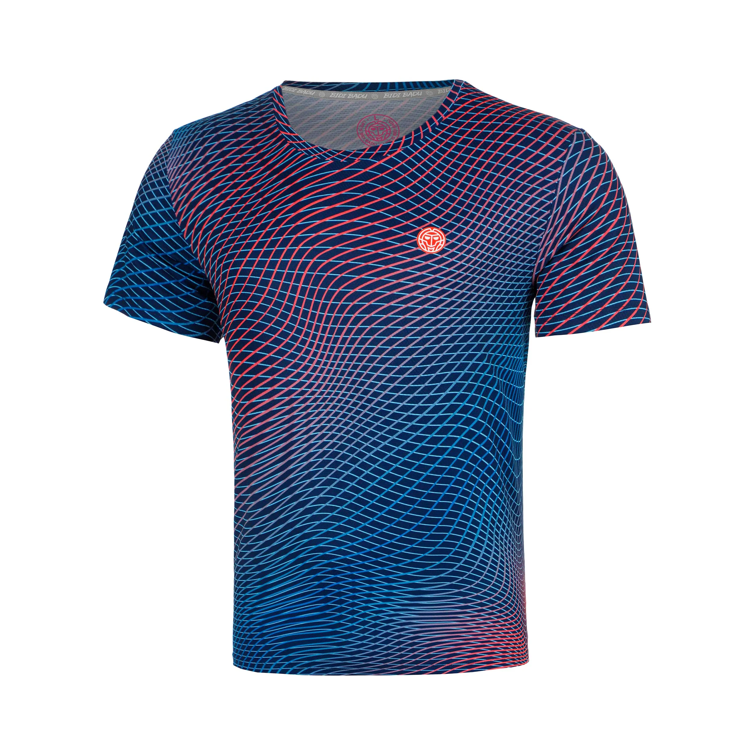 Out of Control T-shirt Garçons-bleu foncé, corail