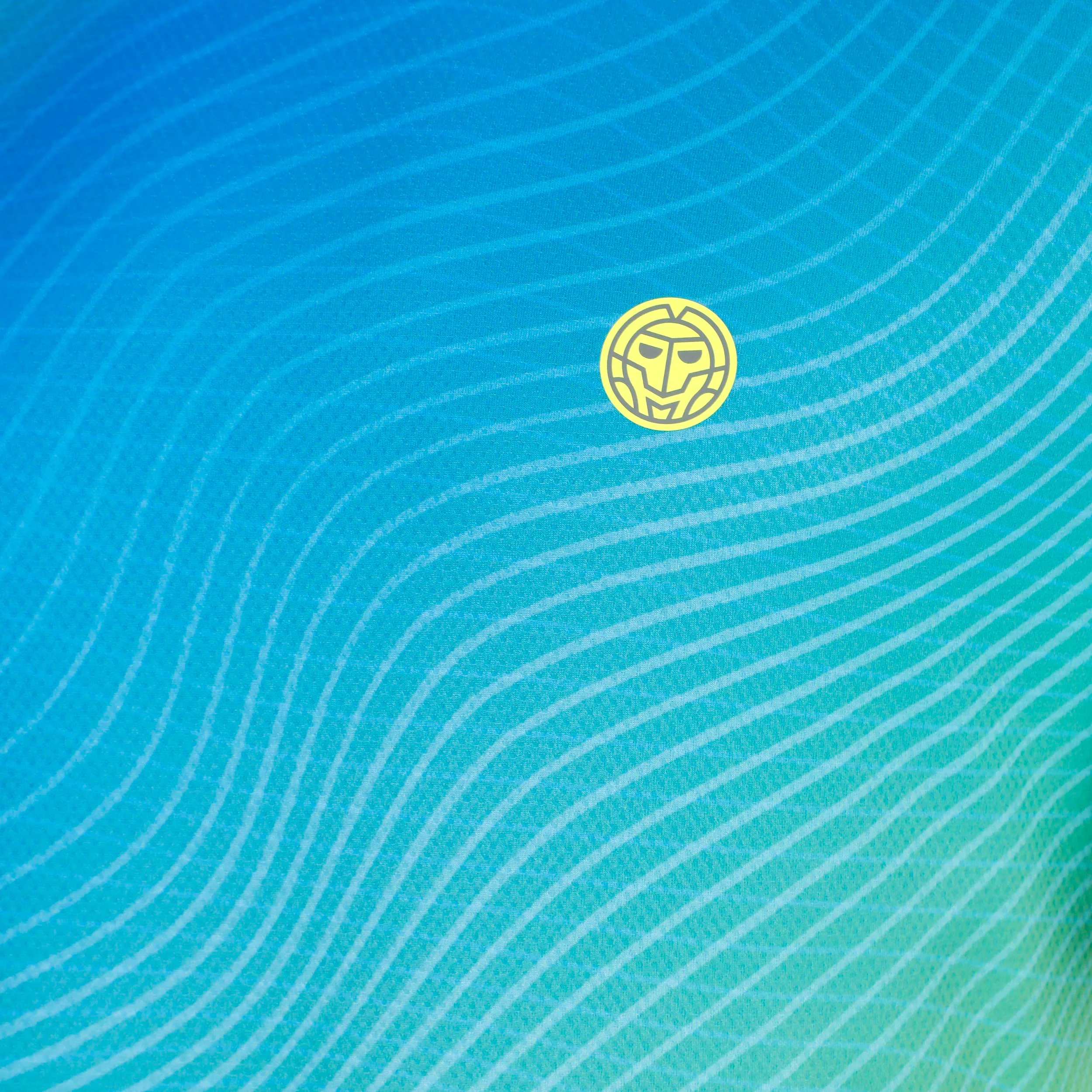 Out of Control T-shirt Garçons-bleu, jaunes fluo - Image 3