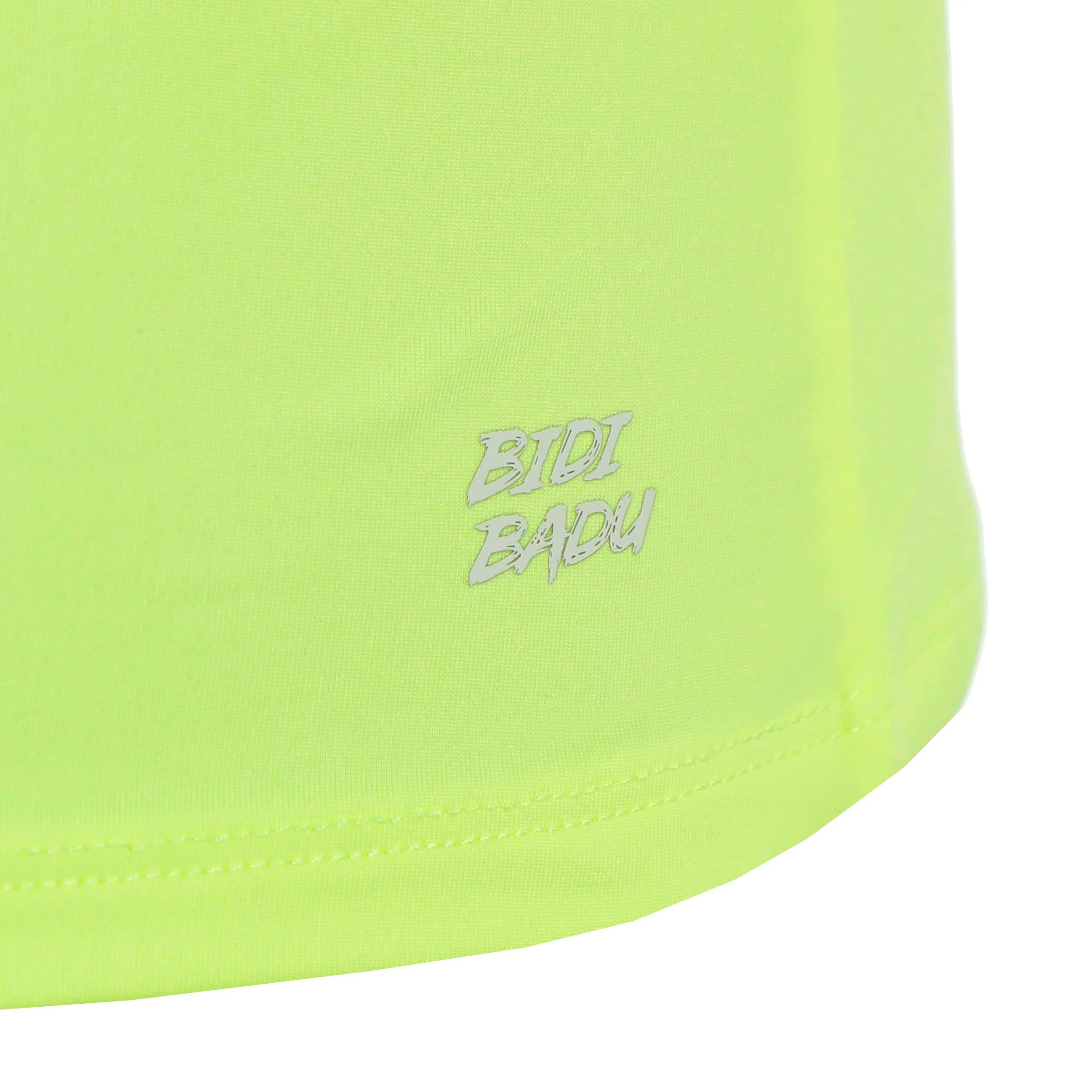Out of Control V-Neck T-shirt Femmes-jaunes fluo - Image 4