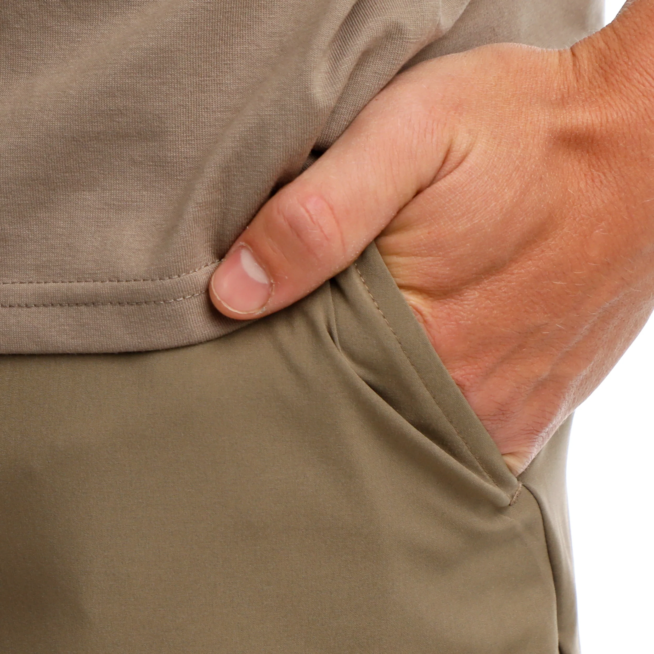 Paris 2025 7in Shorts Hommes-Marron - Image 10