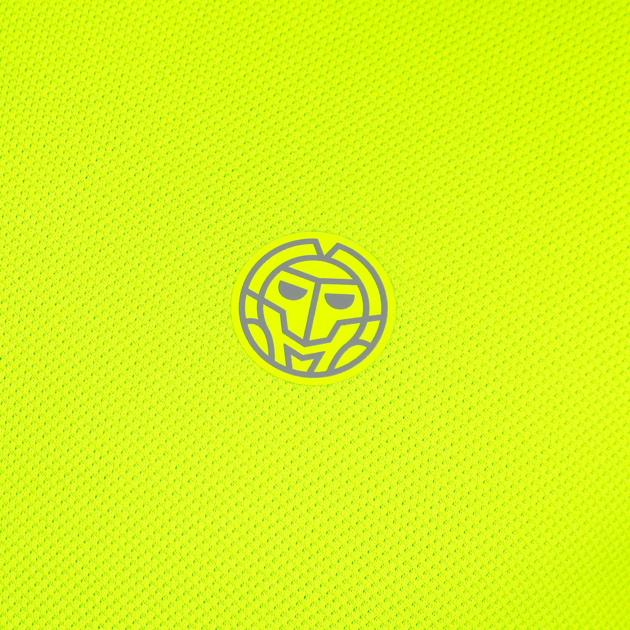 Solid T-shirt Hommes-jaunes fluo - Image 3