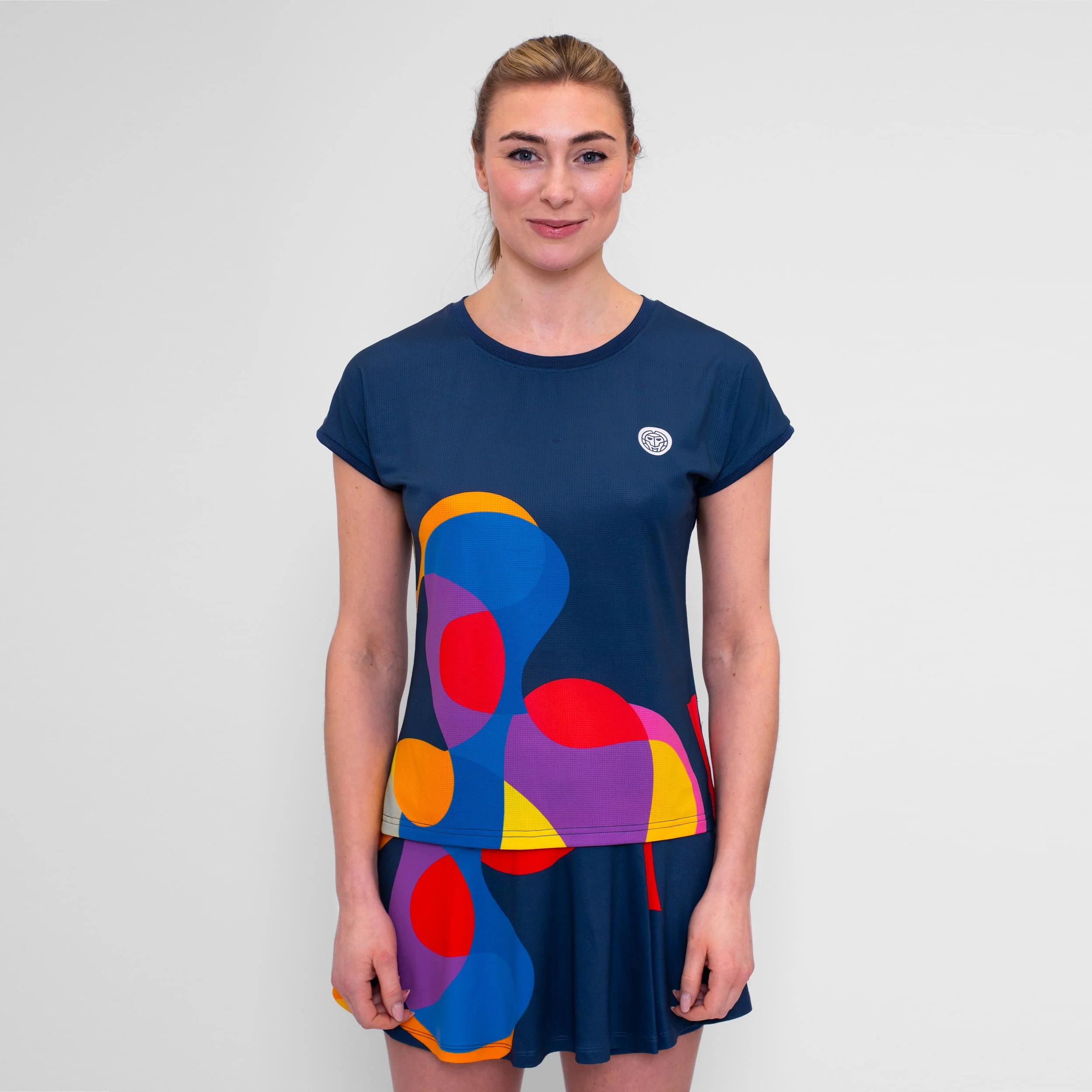 Twiggy T-shirt Femmes-Bleu Foncé,Multicouleur - Image 6