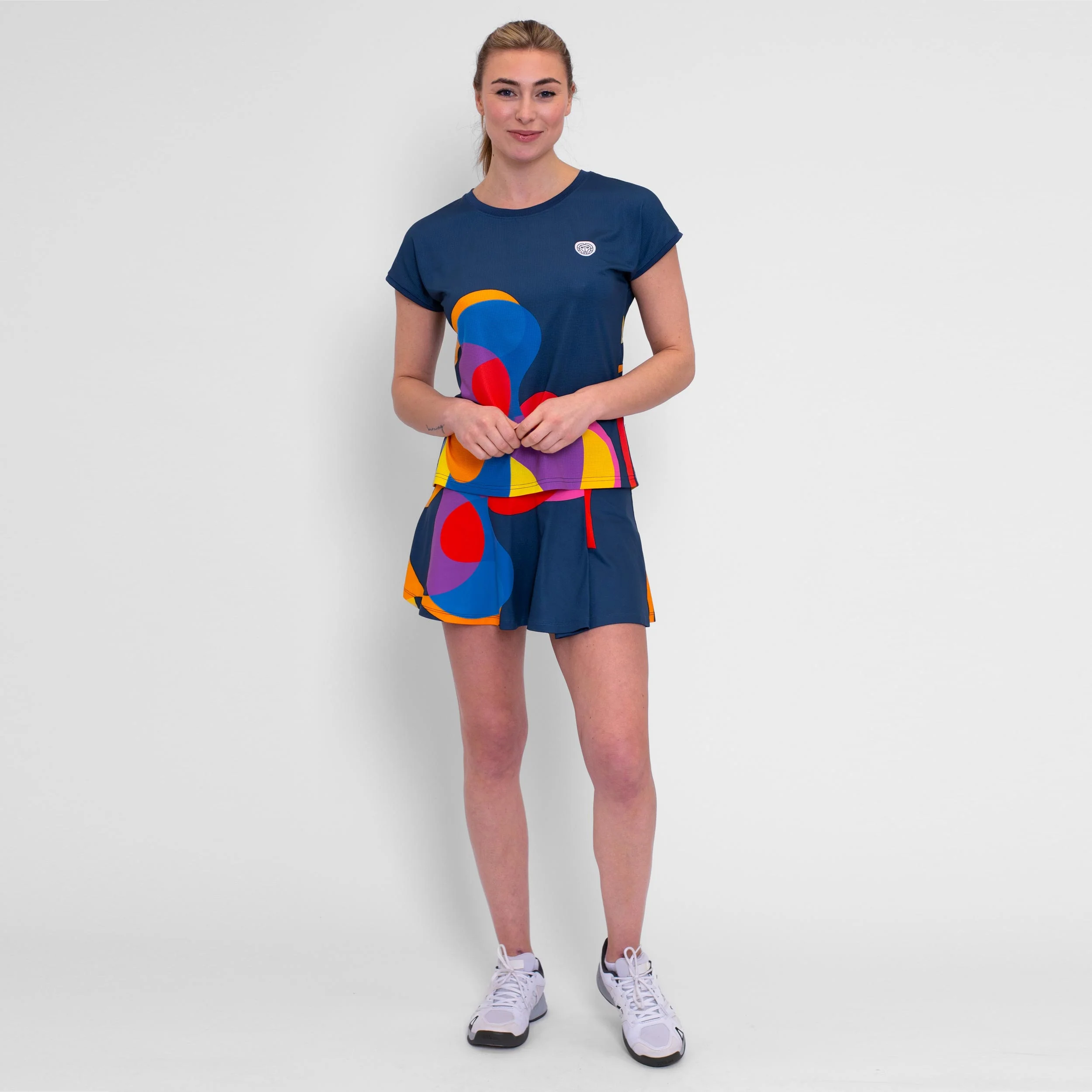 Twiggy T-shirt Femmes-Bleu Foncé,Multicouleur - Image 9