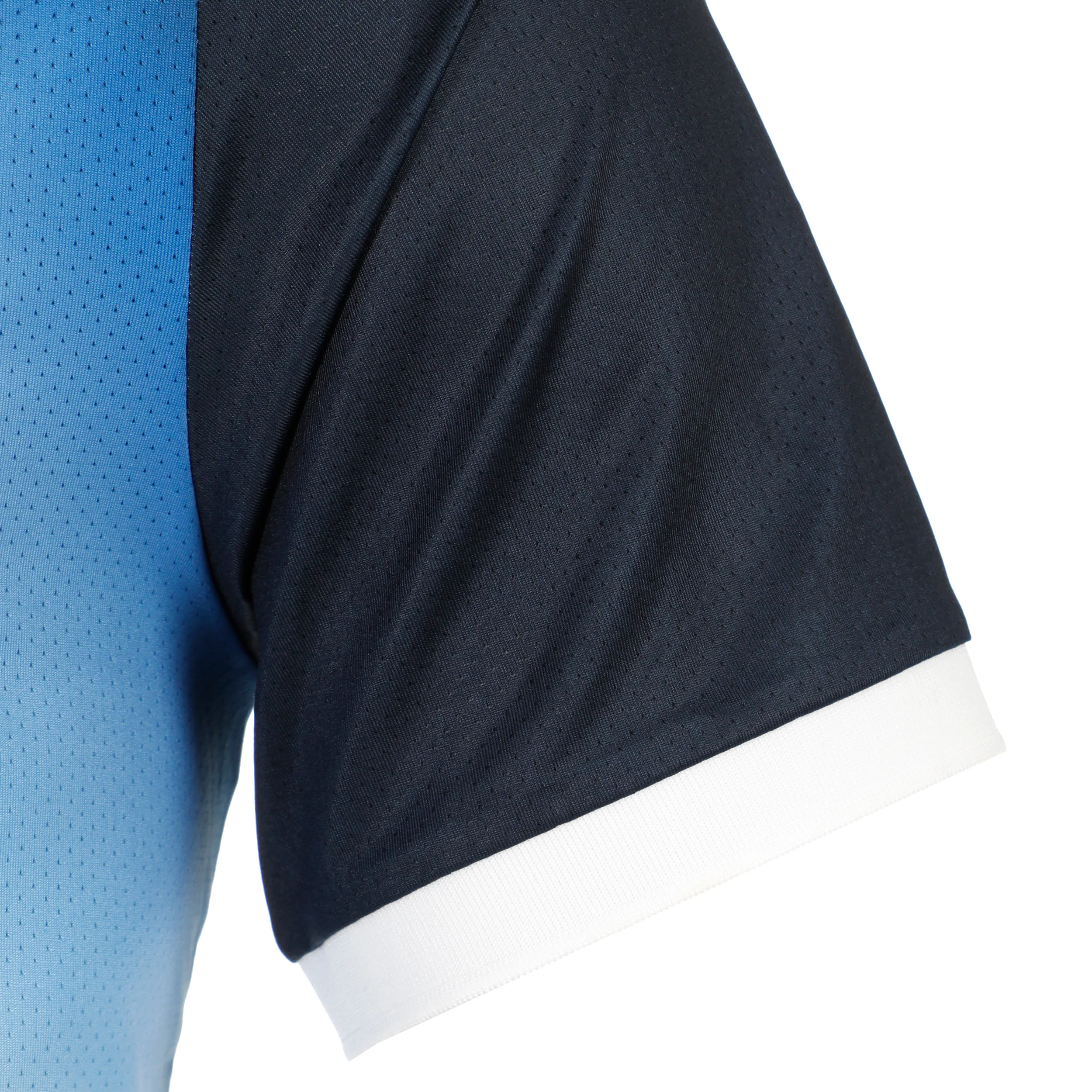 Watercolour Polo Hommes-Blanc,Bleu - Image 4