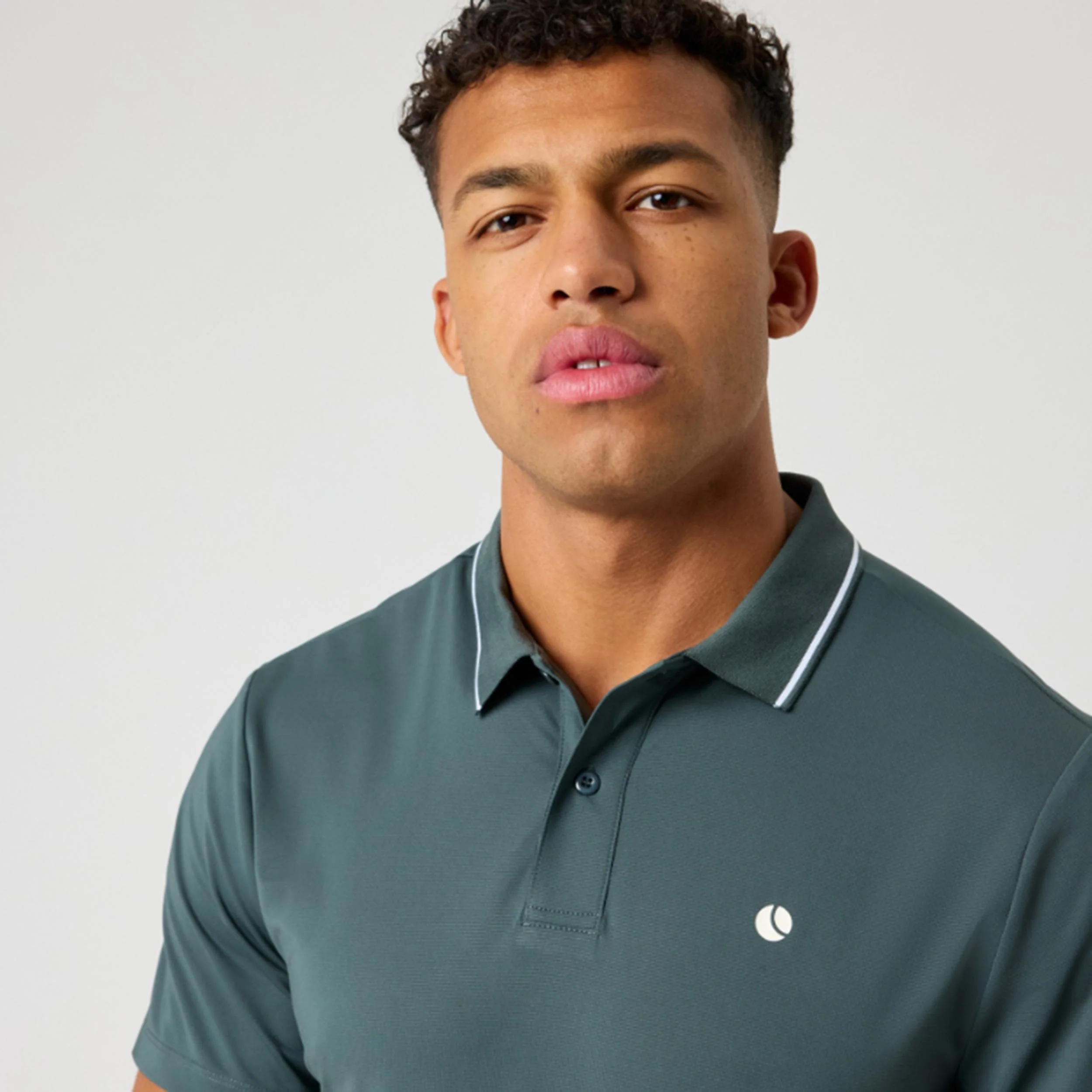 Ace Polo Hommes - vert foncé - Image 3