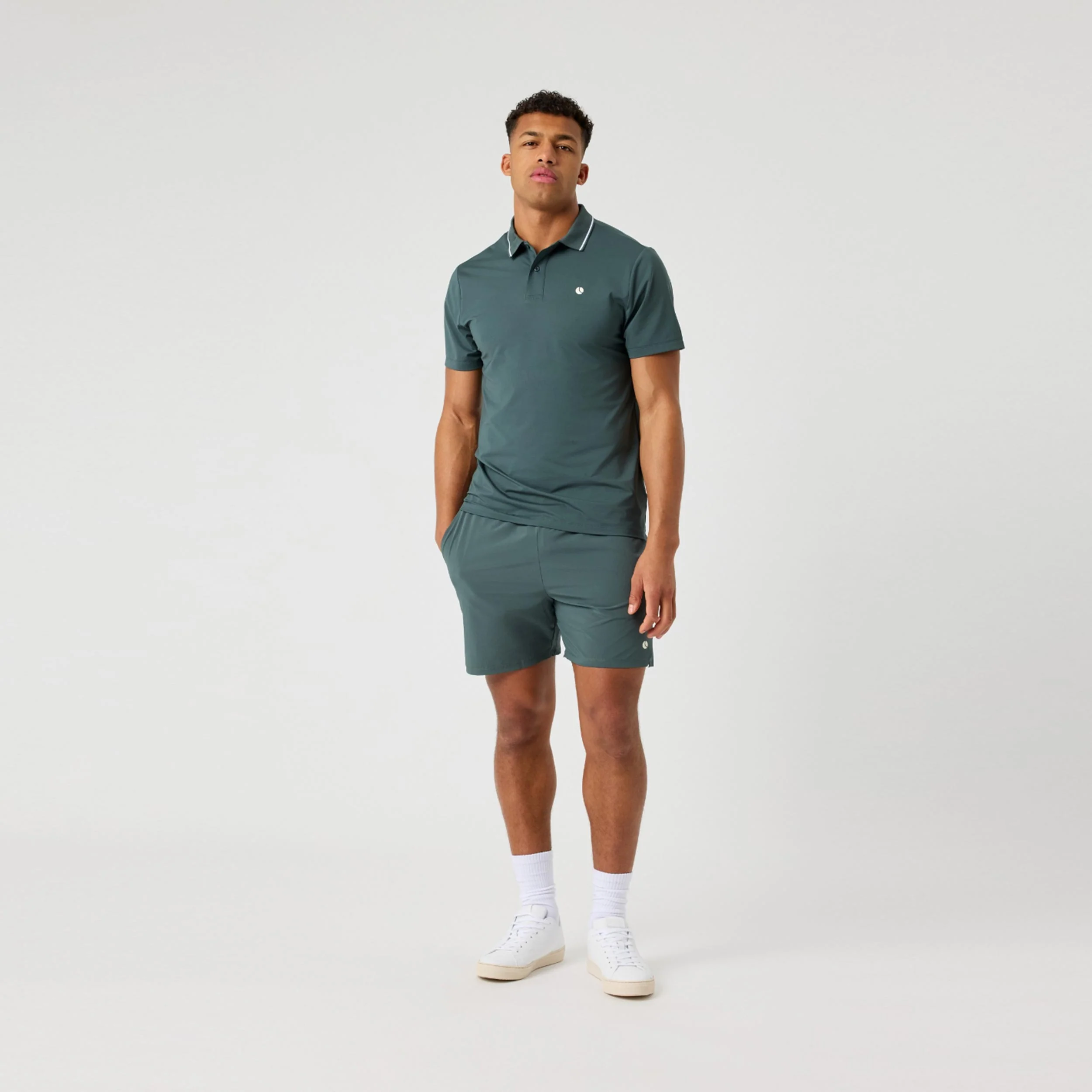 Ace Polo Hommes - vert foncé - Image 4