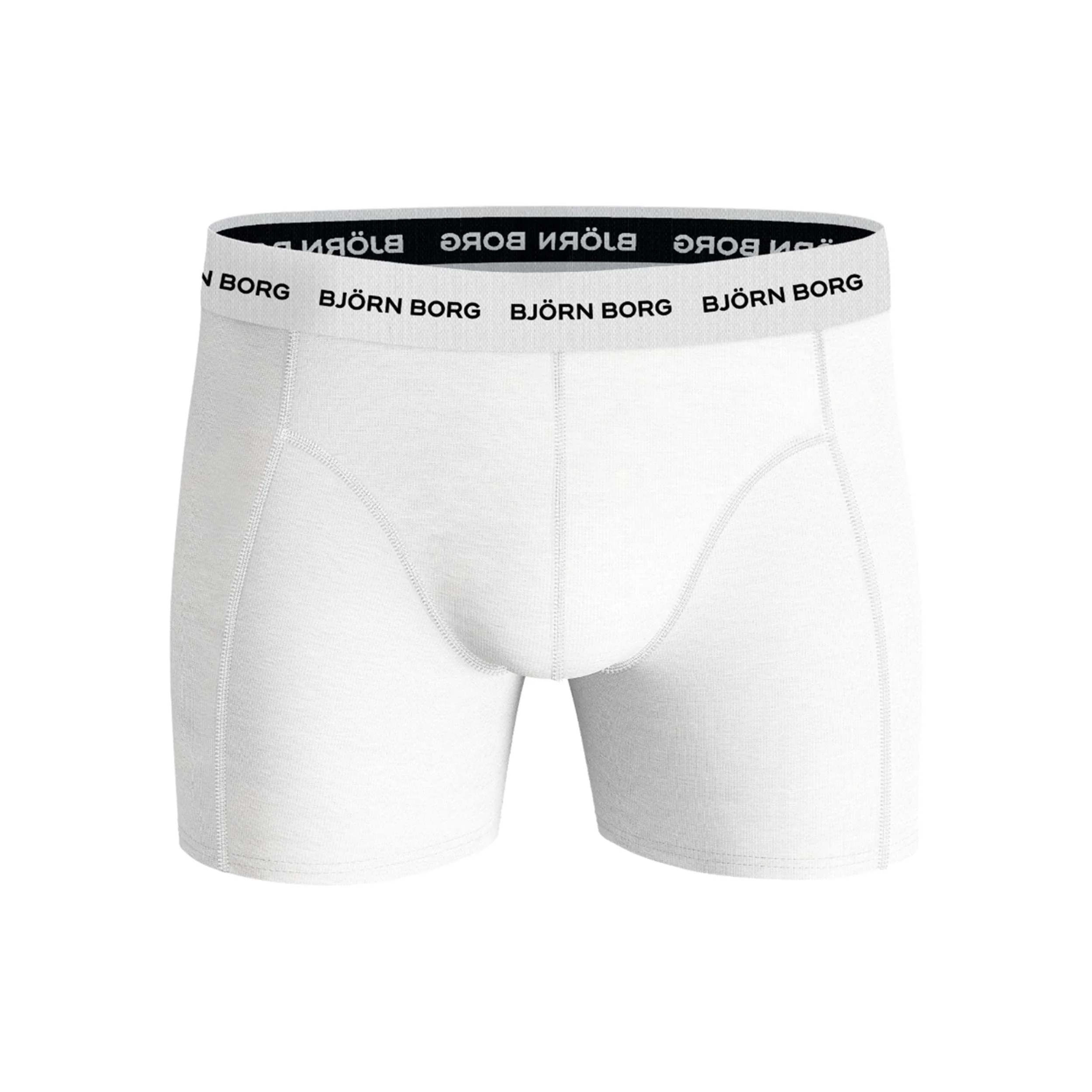 Cotton Stretch Caleçon Pack de 3 Hommes - noir, multicouleur - Image 2